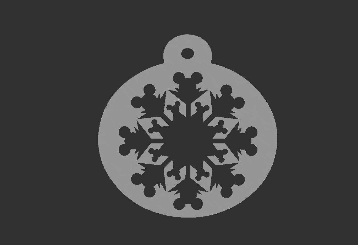 christmas tree ball decoration 3D print model_19