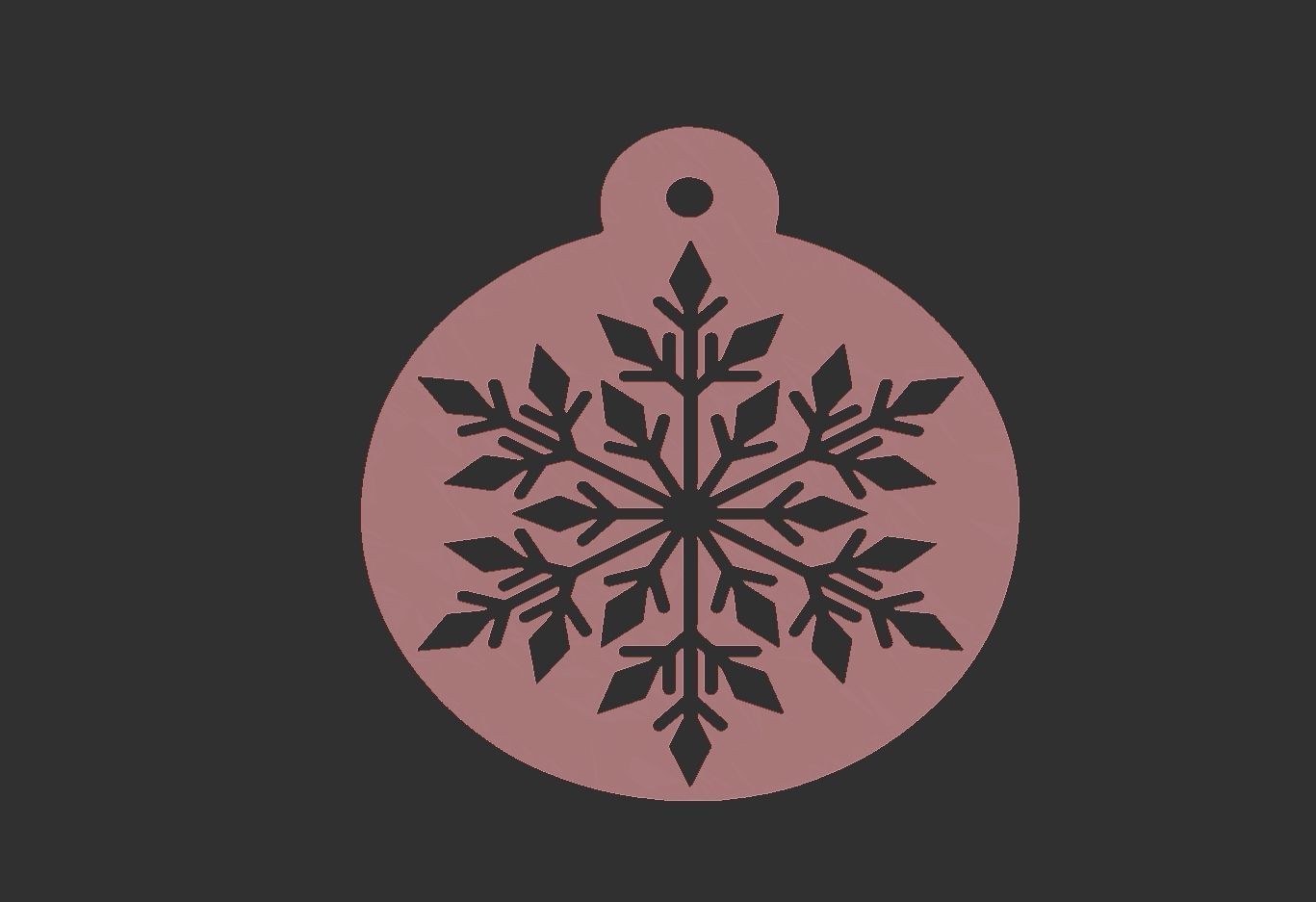 christmas tree ball decoration 3D print model_5
