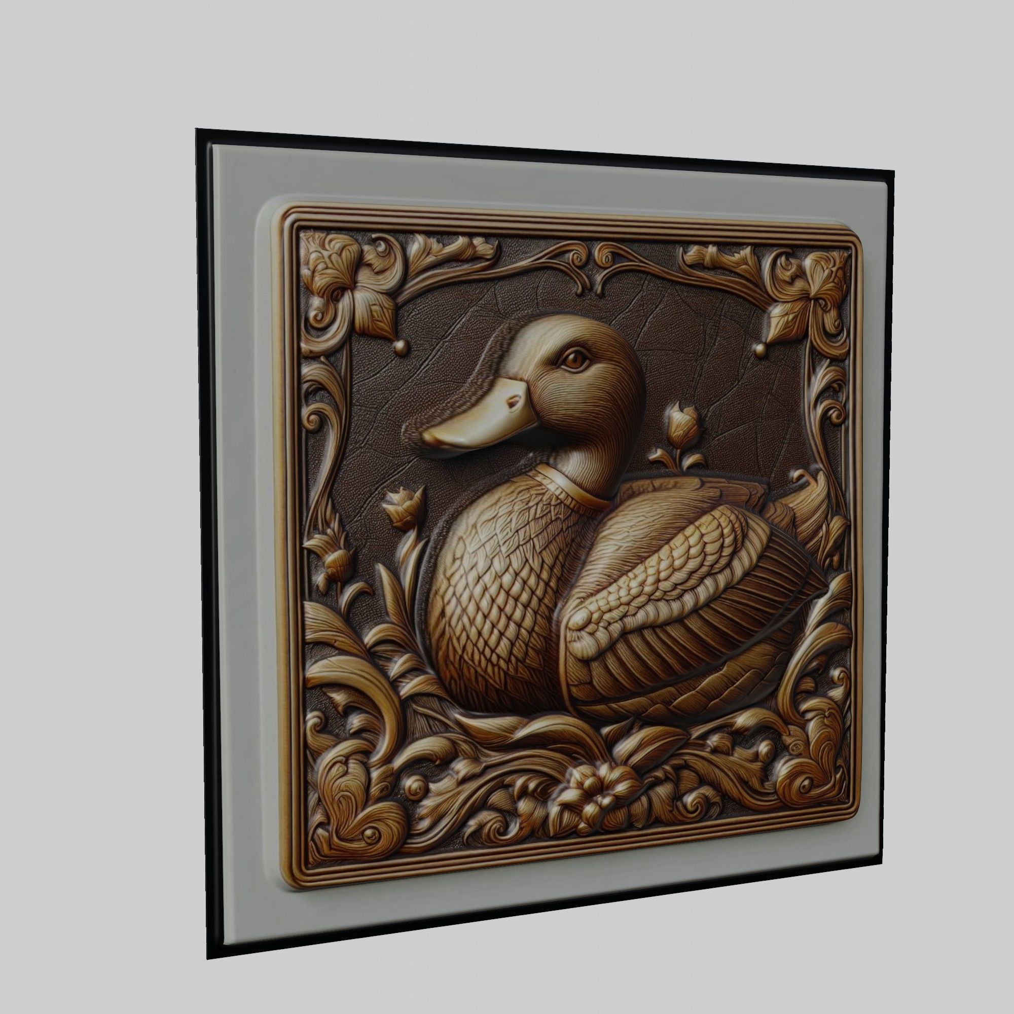 Duck Animal 3D print model_1
