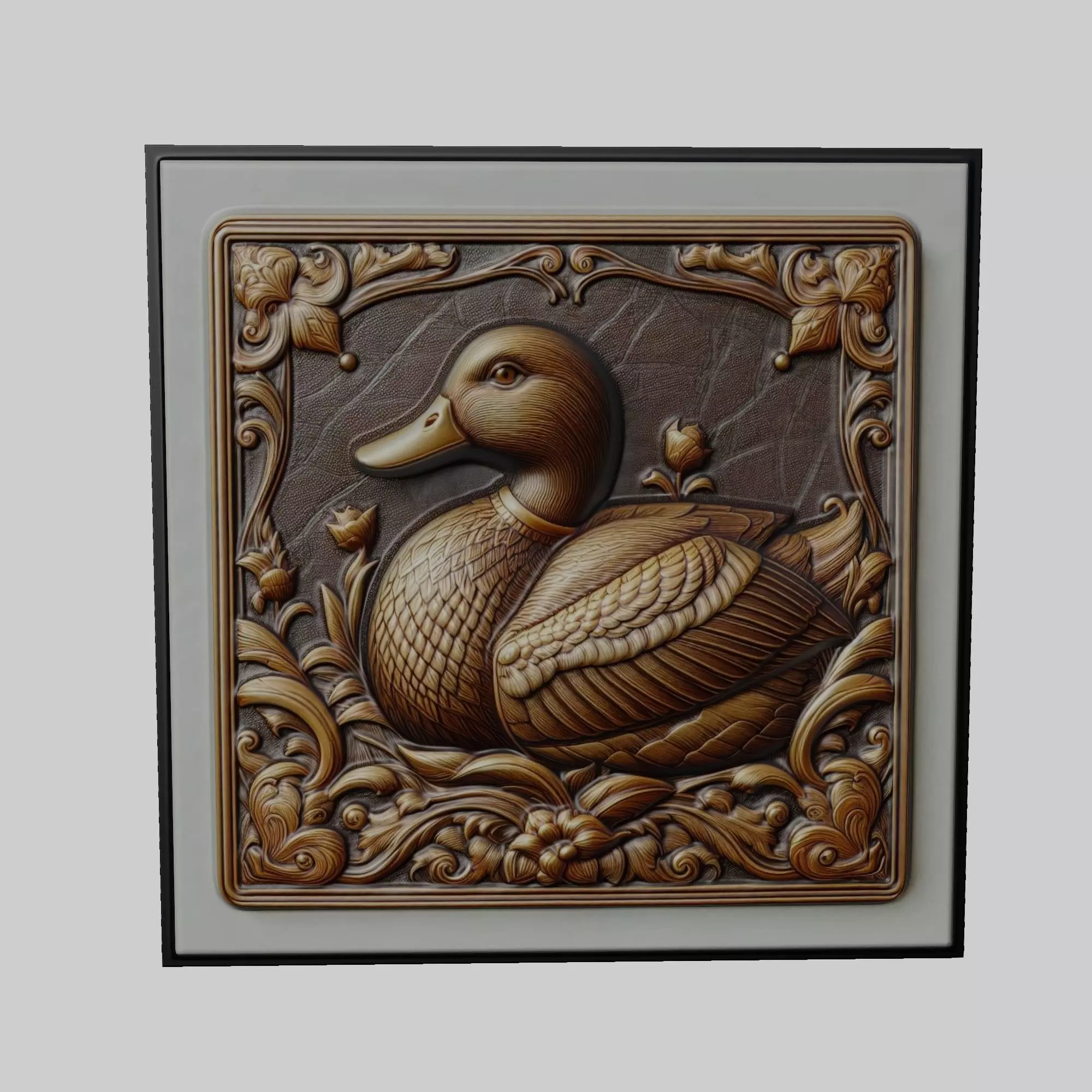 Duck Animal 3D print model_0