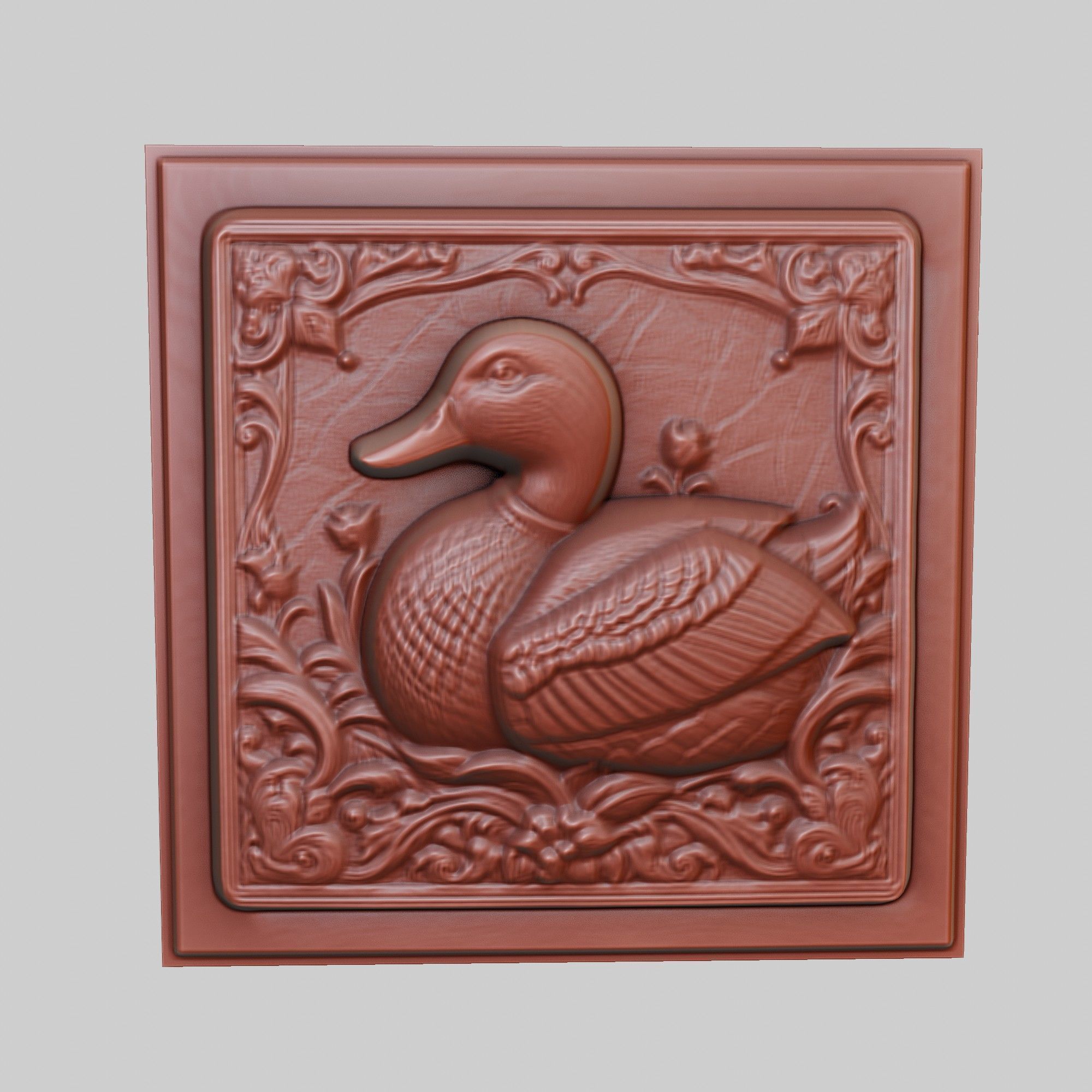 Duck Animal 3D print model_2