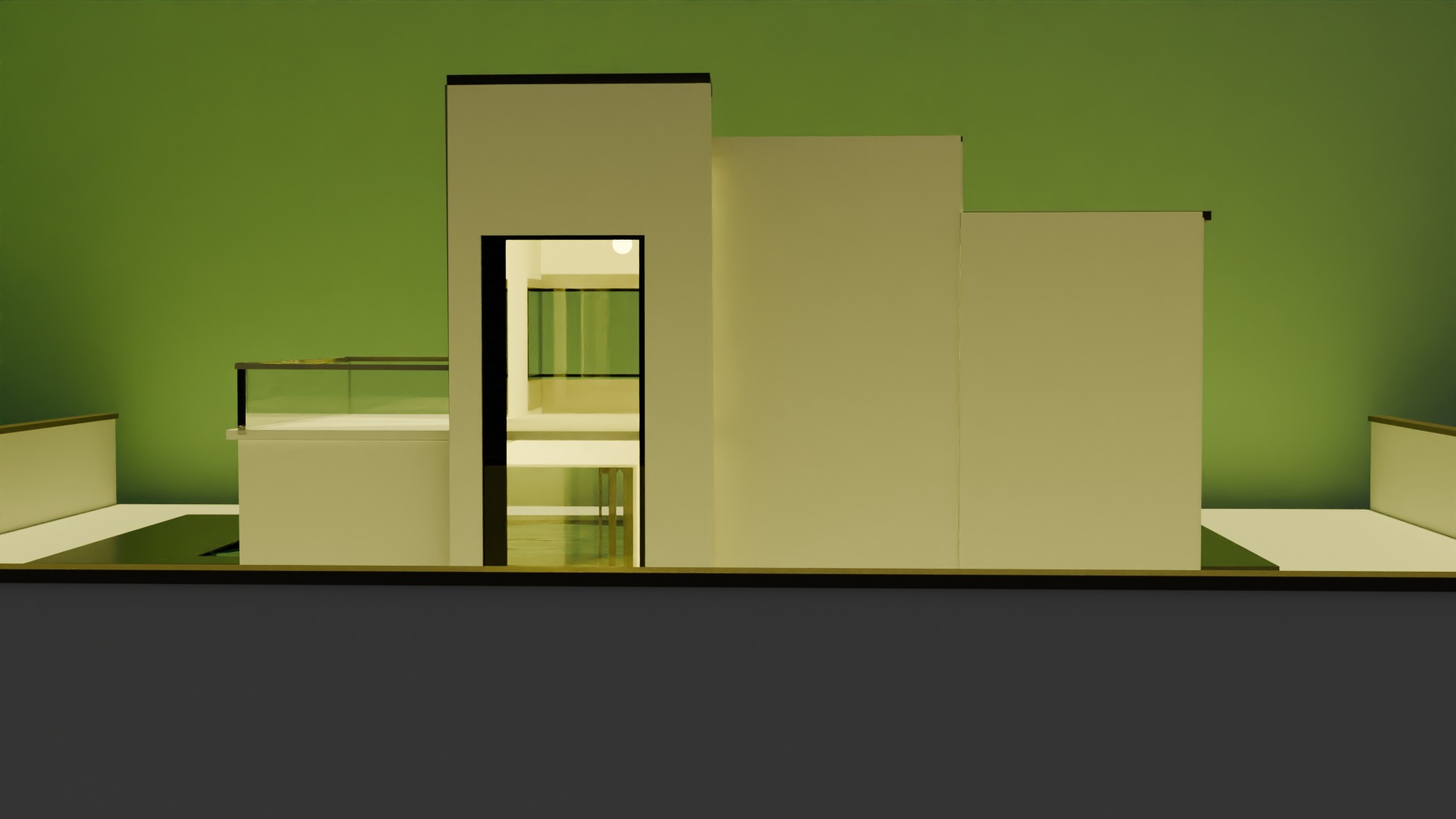 Modern House  3D print model_3
