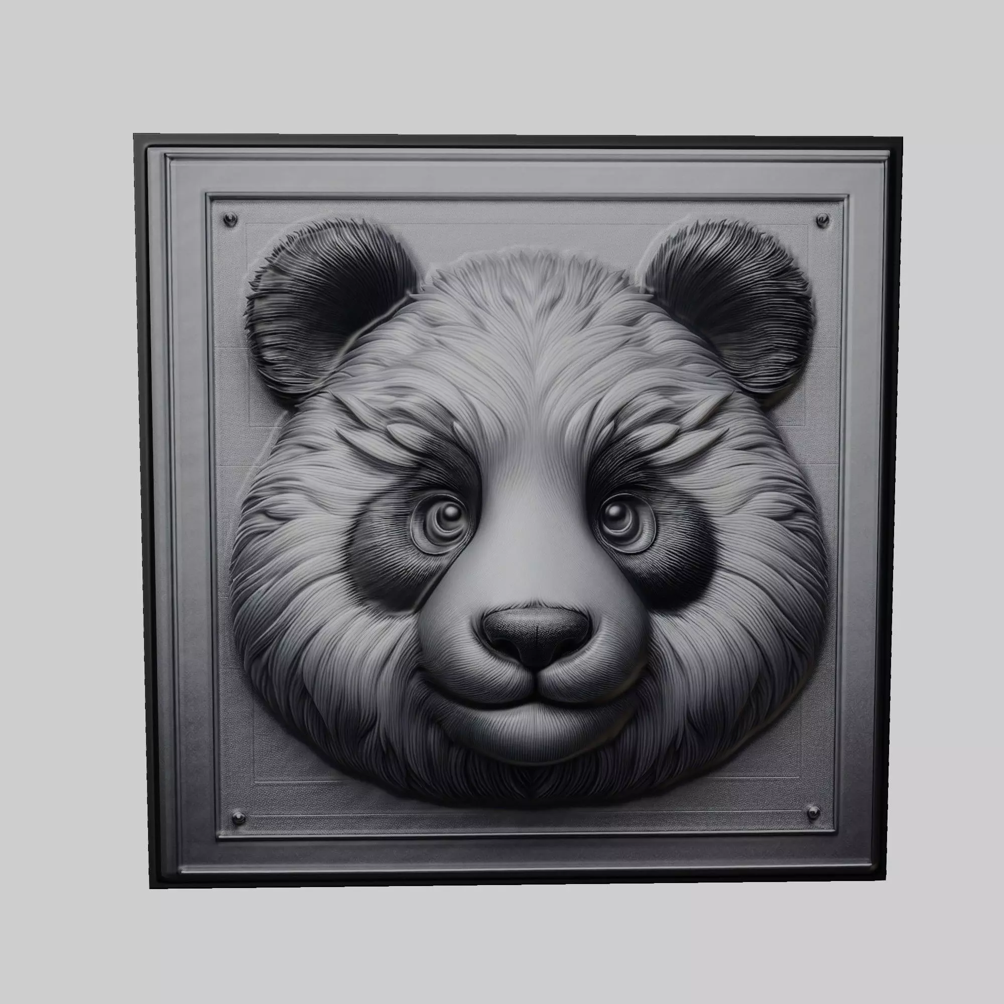 Panda Animal 3D print model_0