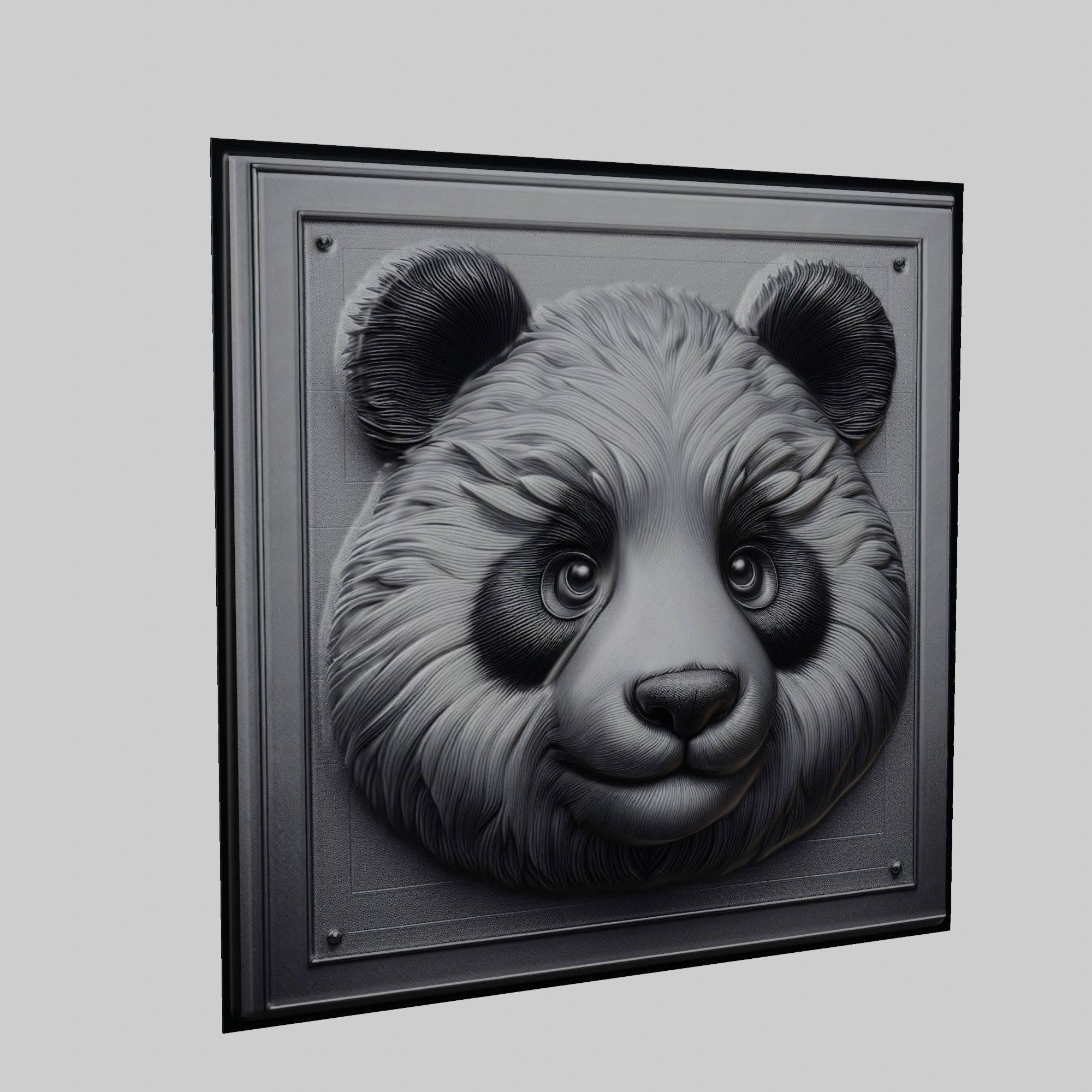 Panda Animal 3D print model_1