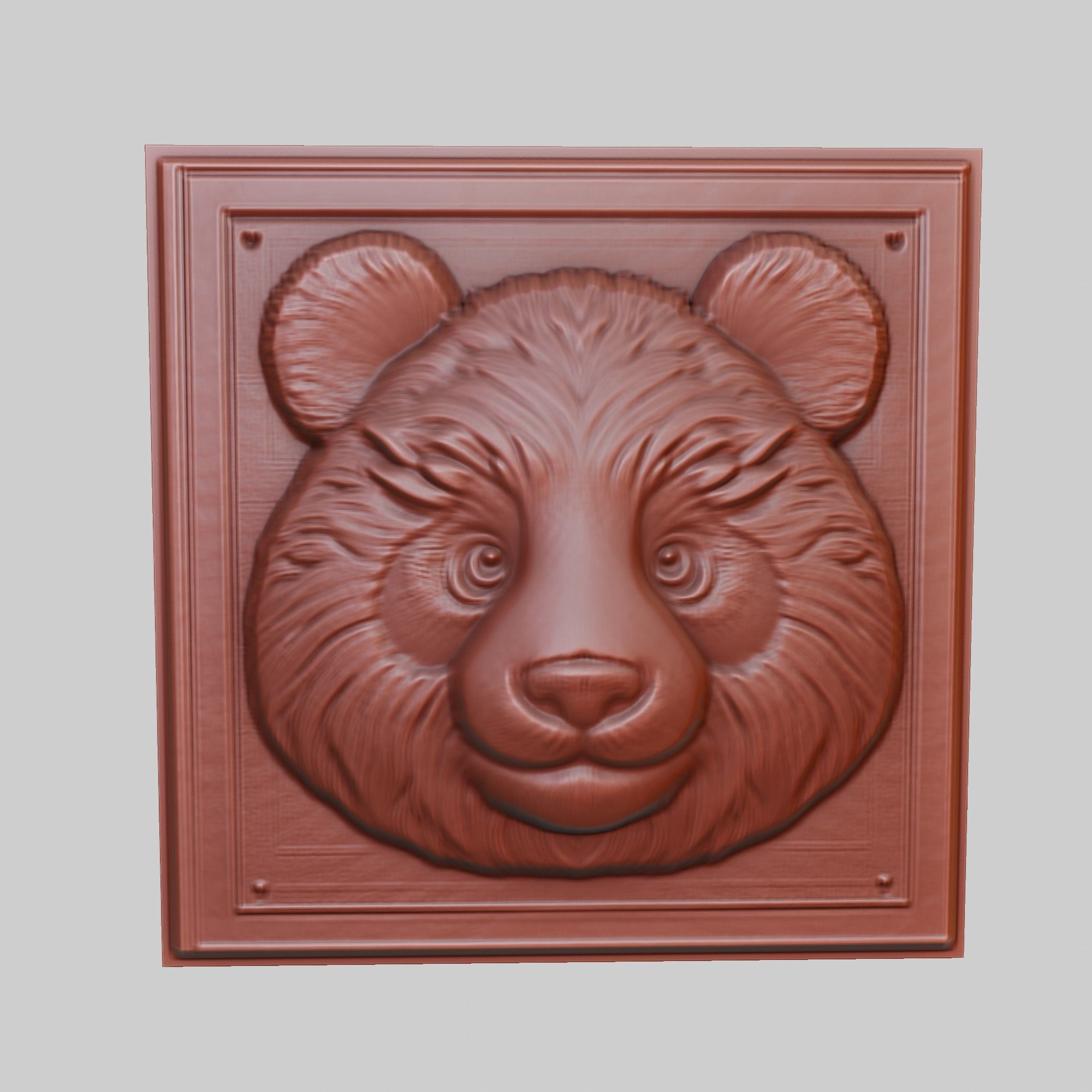 Panda Animal 3D print model_2