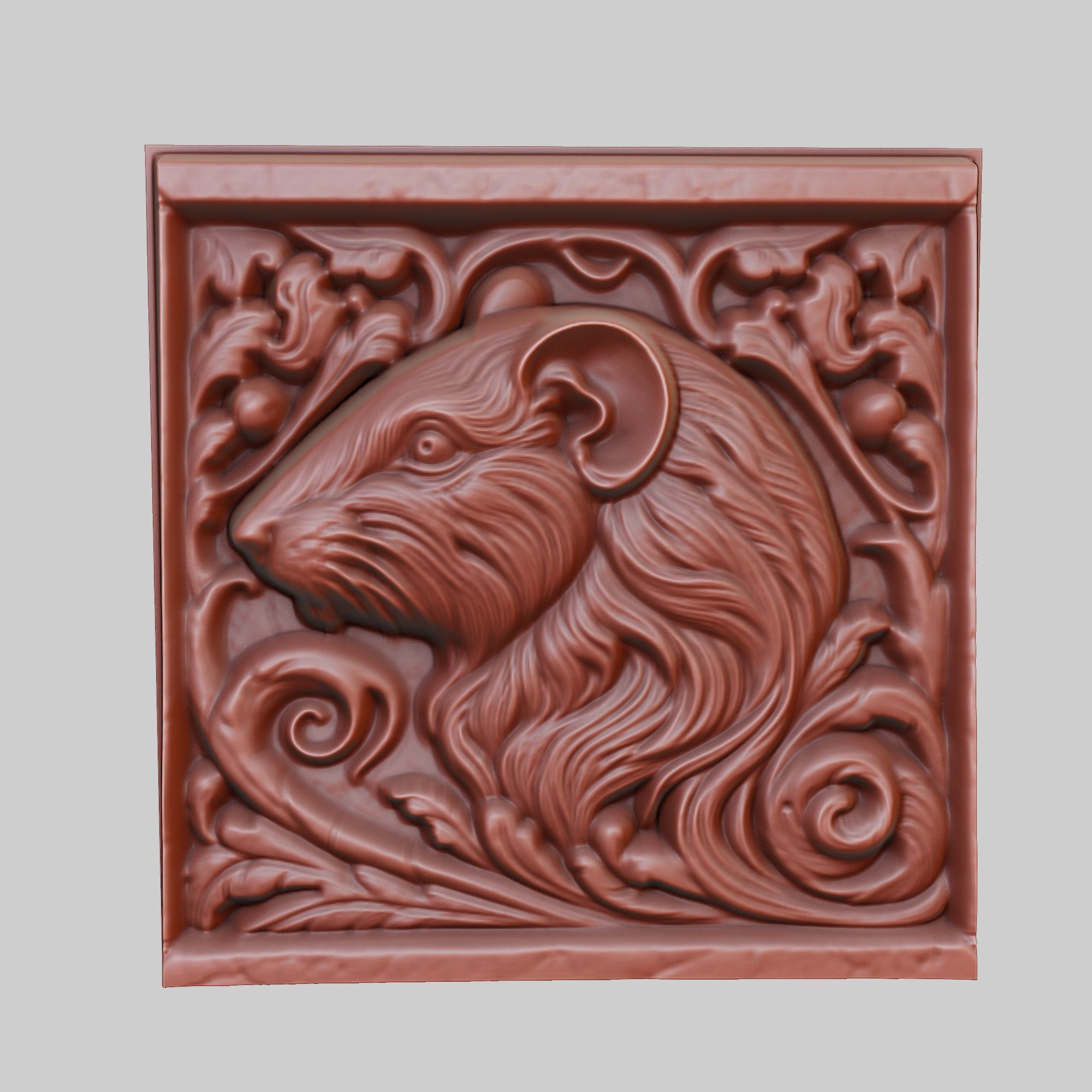 Rat Animal 3D print model_2