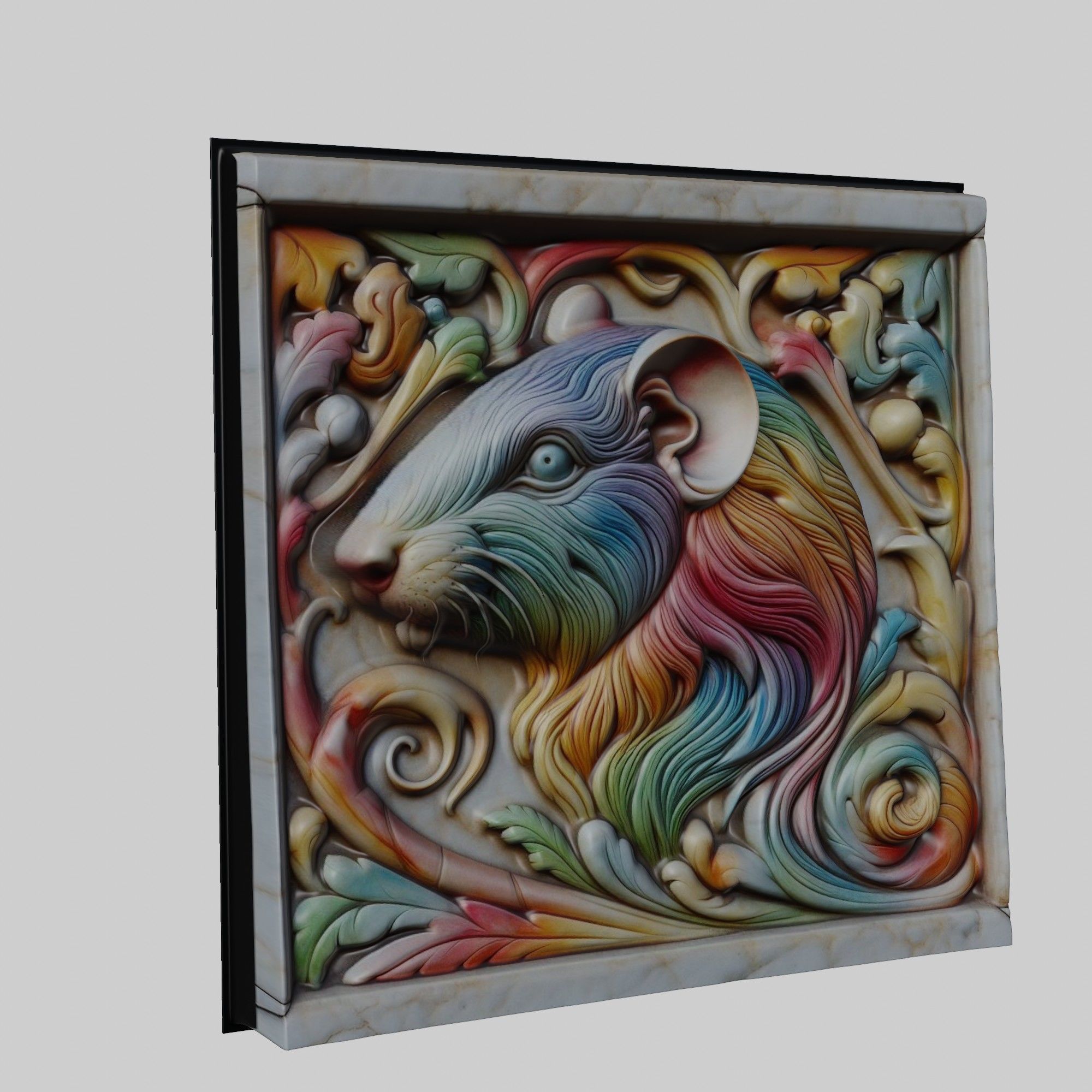 Rat Animal 3D print model_1