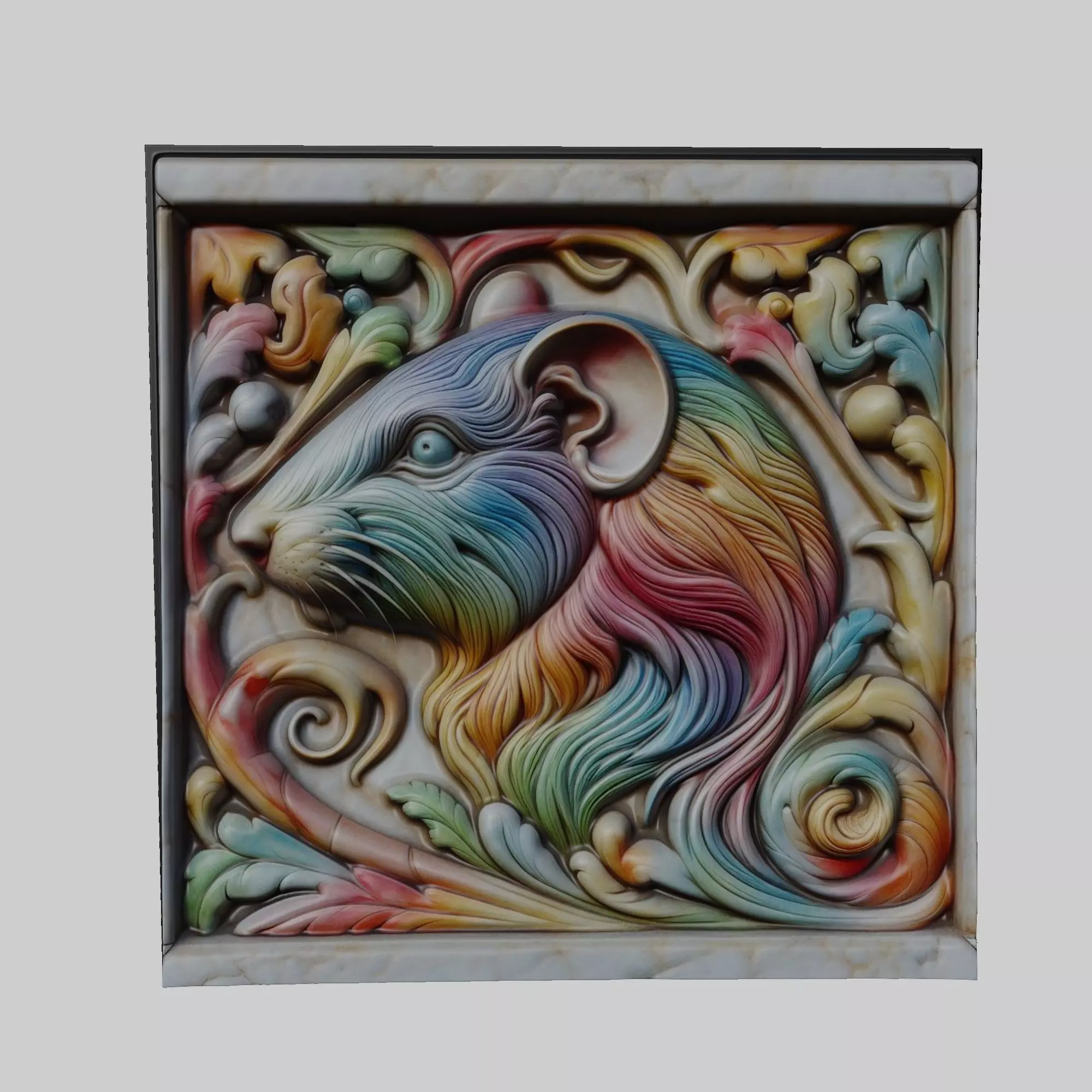 Rat Animal 3D print model_0