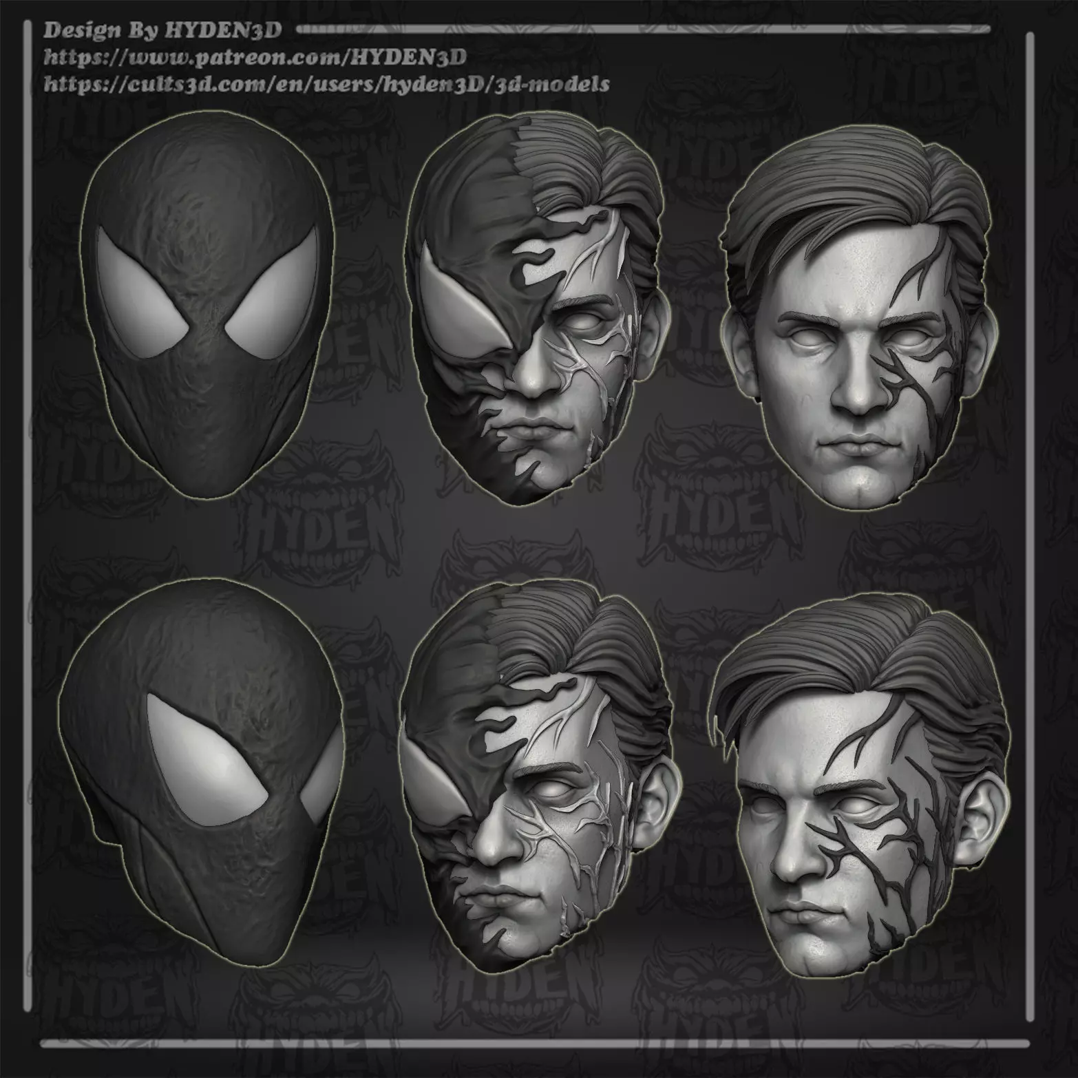 tobey symbiote 3D print model_0