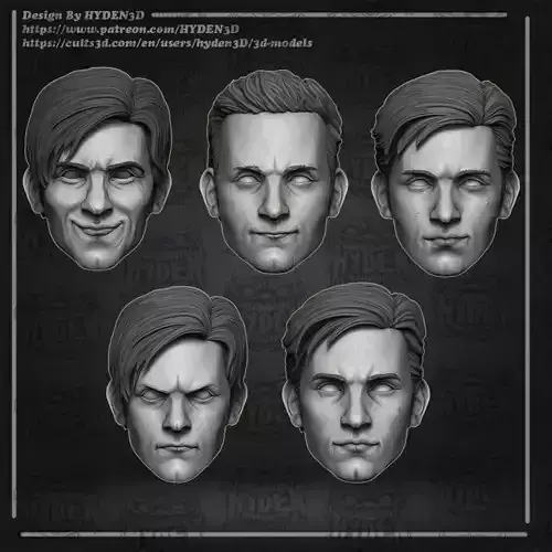 tobey spiderman heads