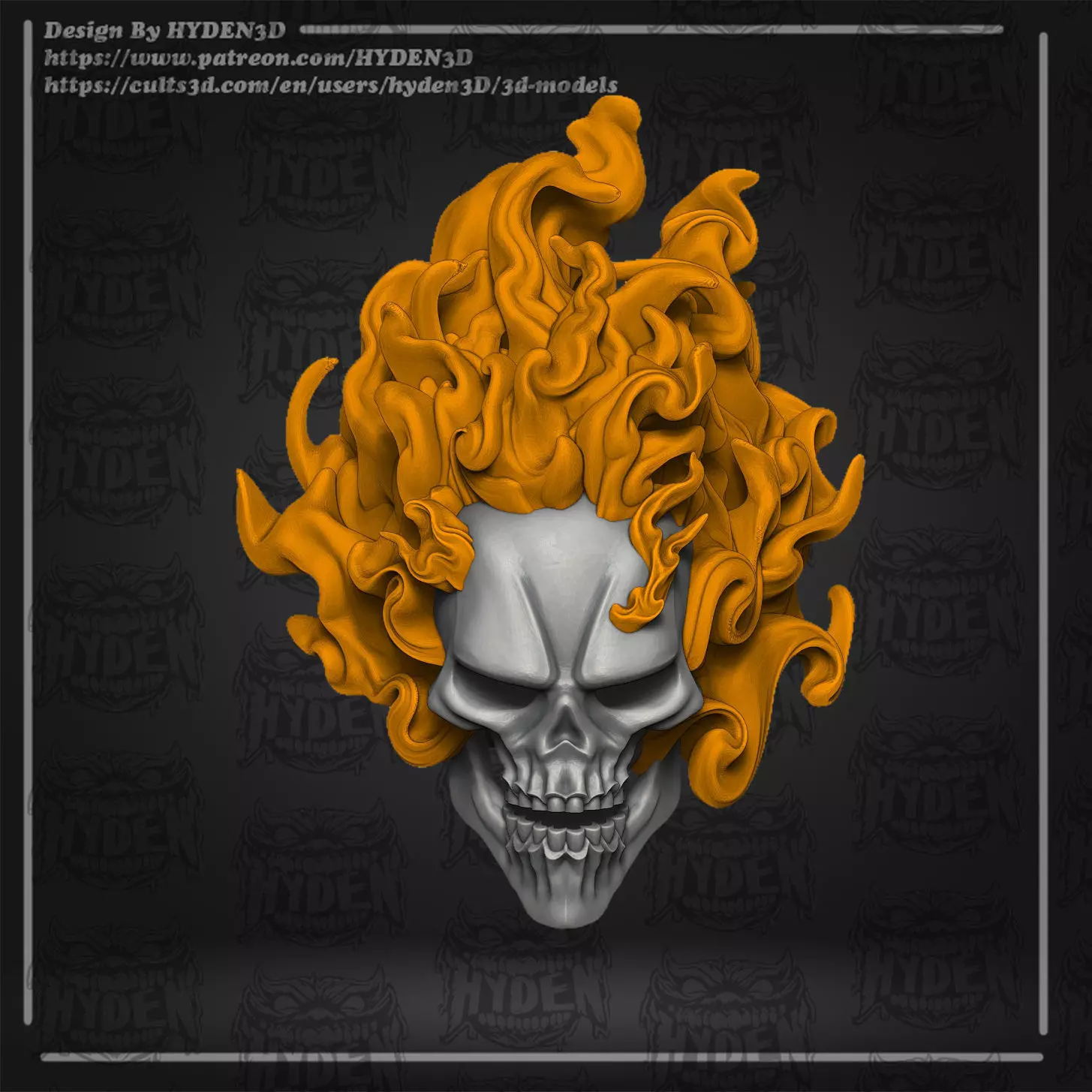 ghostrider 3D print model_0