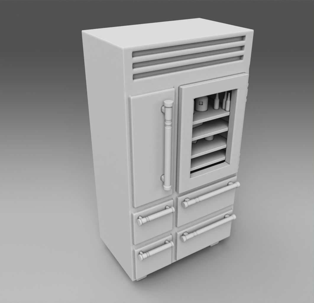 Extensive Interior Home assets and decor 3D print model_5