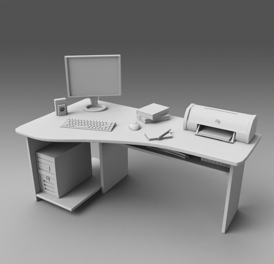 Extensive Interior Home assets and decor 3D print model_23