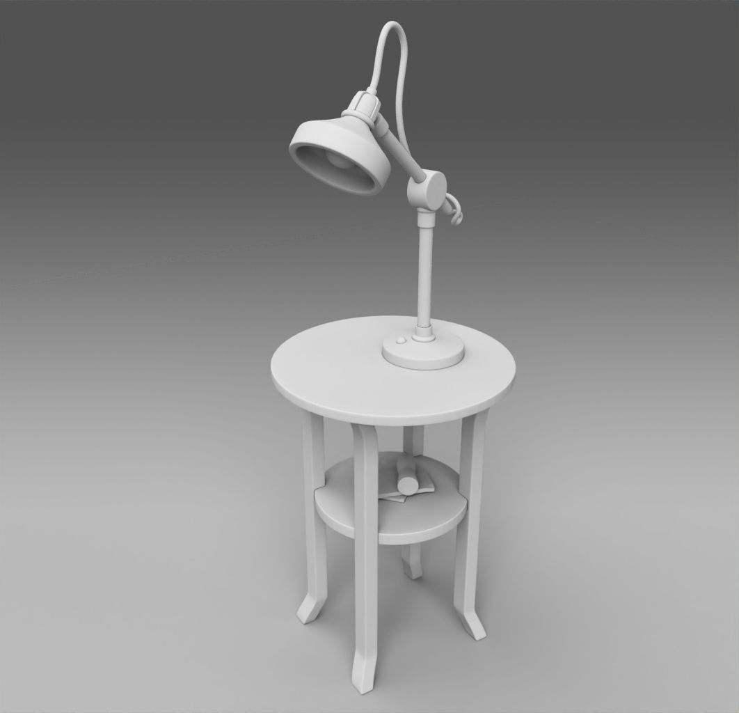 Extensive Interior Home assets and decor 3D print model_38