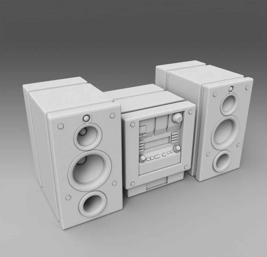 Extensive Interior Home assets and decor 3D print model_35