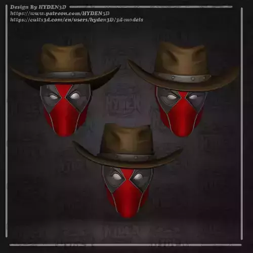 deadpool cowboy heads