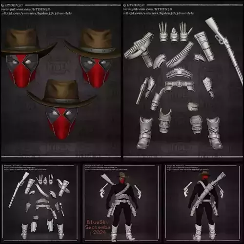 deadpool cowboy pack