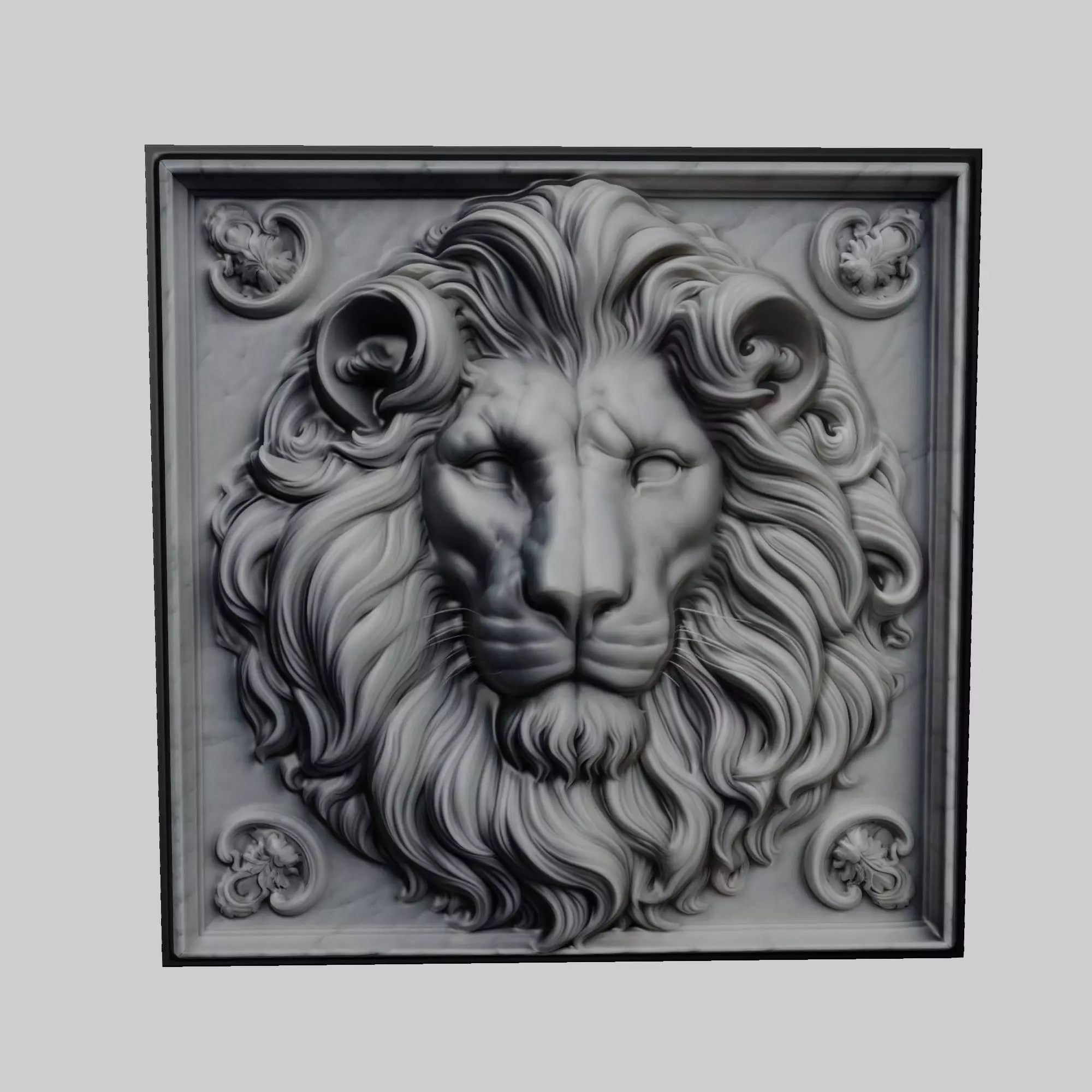 Lion Animal 3D print model_0