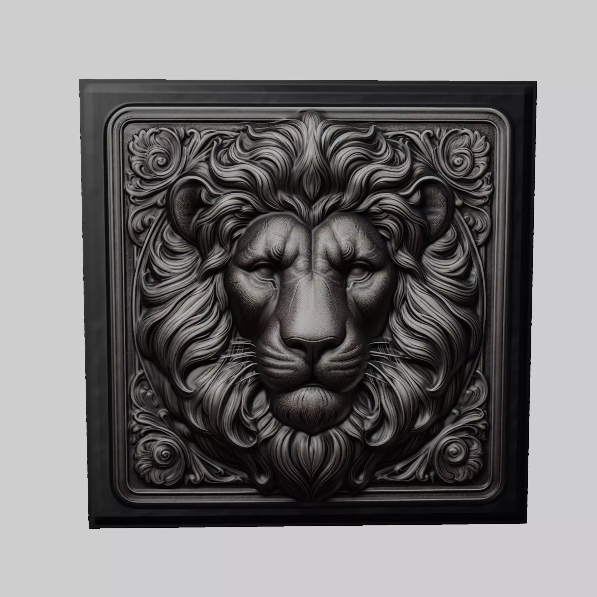 Lion Animal 3D print model_0