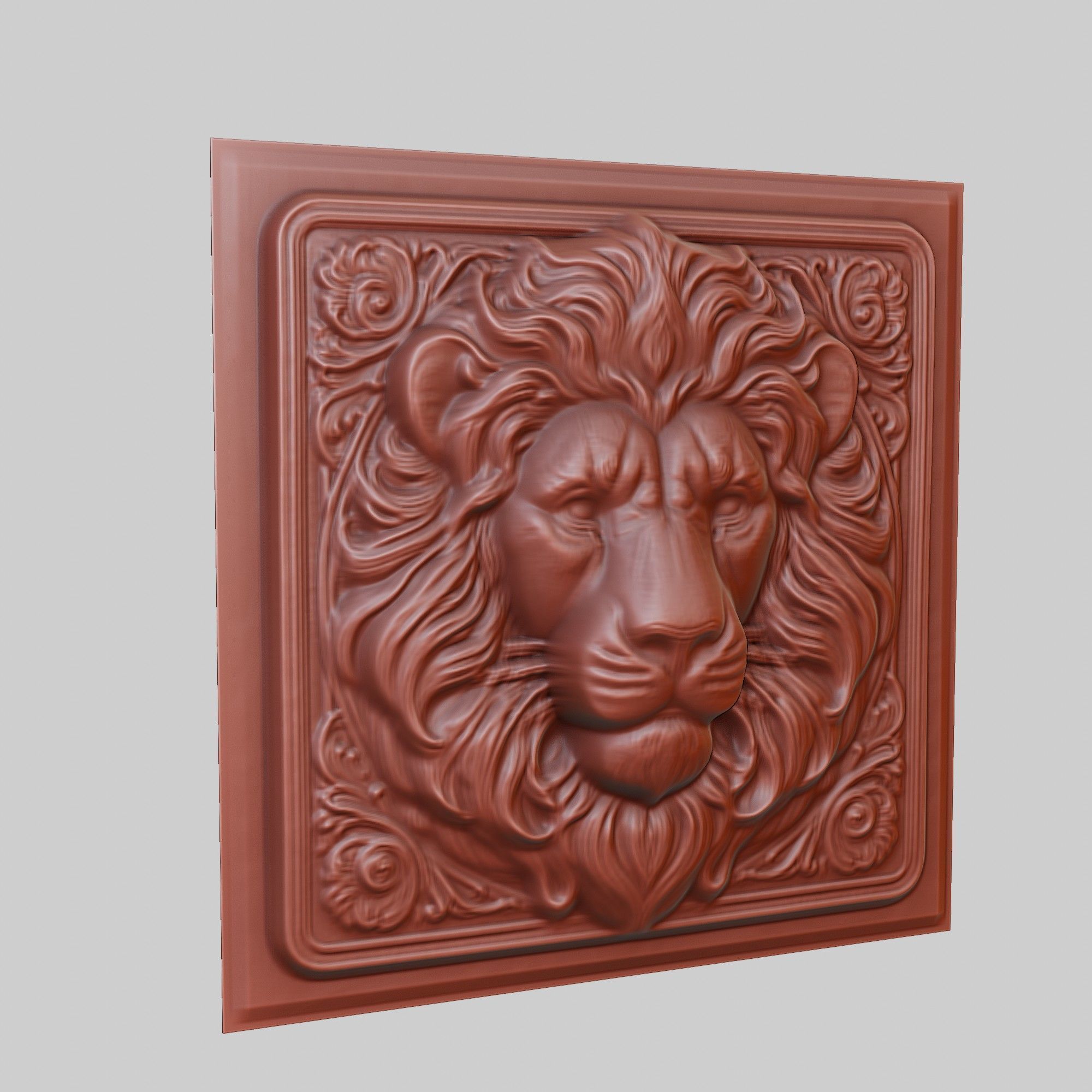 Lion Animal 3D print model_3