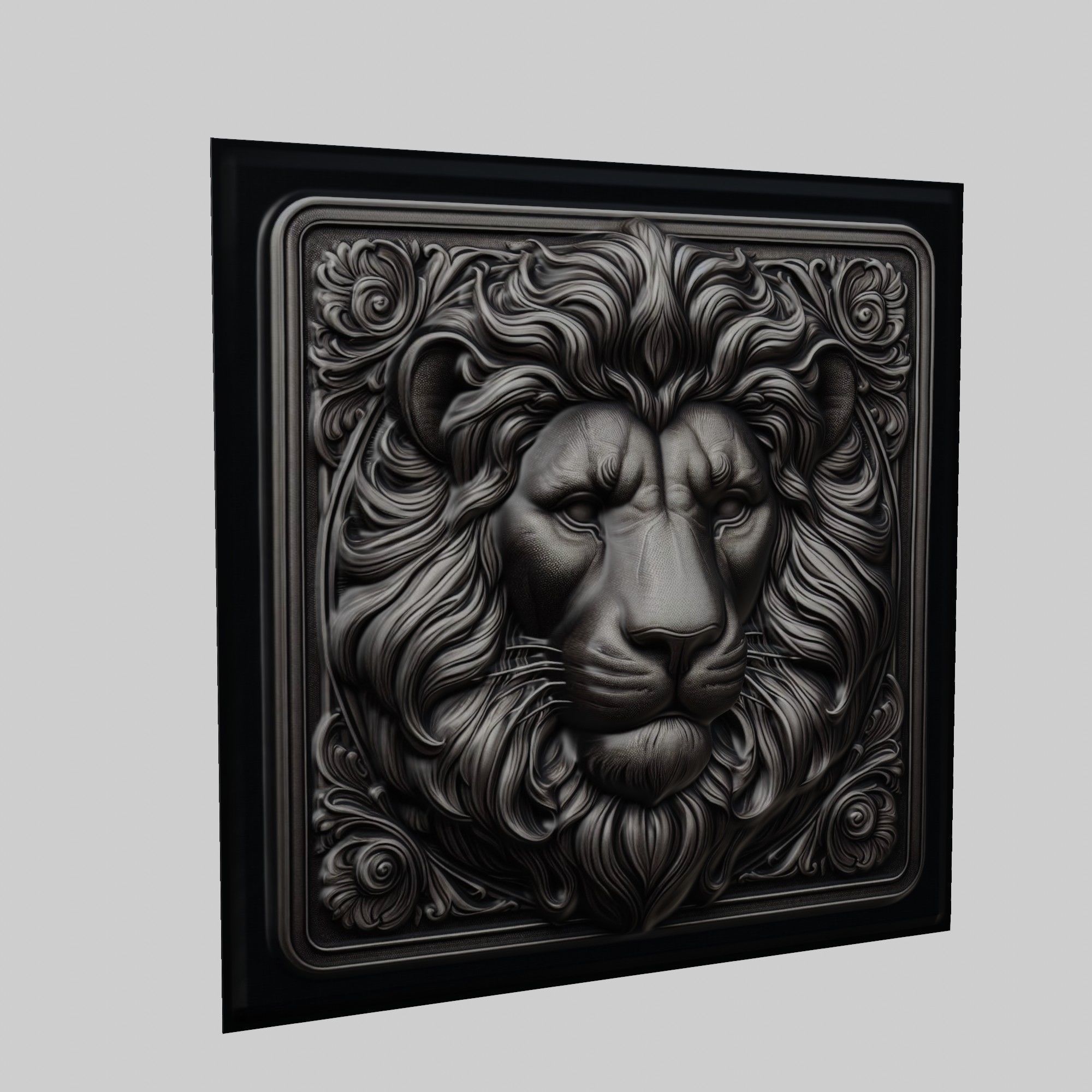 Lion Animal 3D print model_1