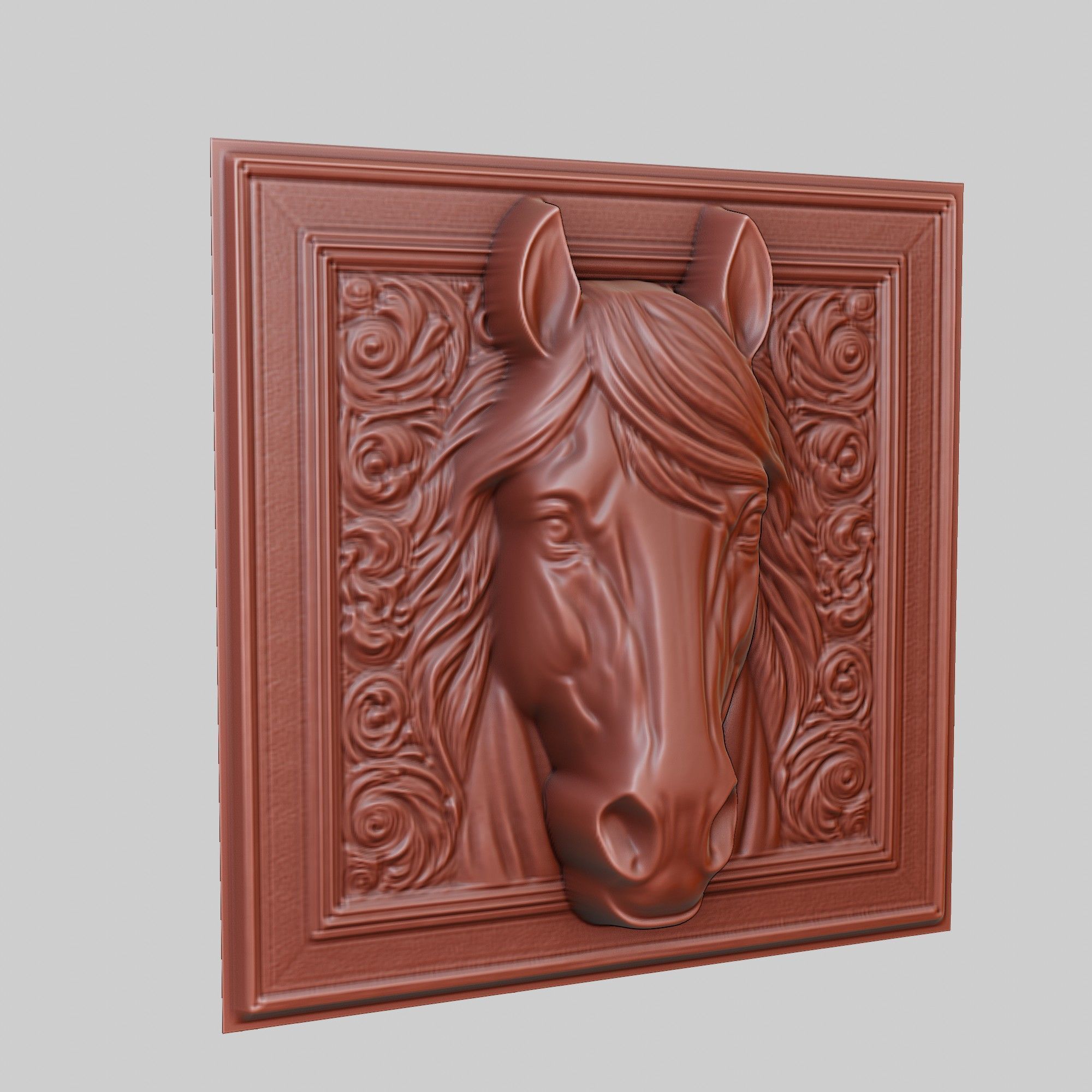 Horse Animal 3D print model_3