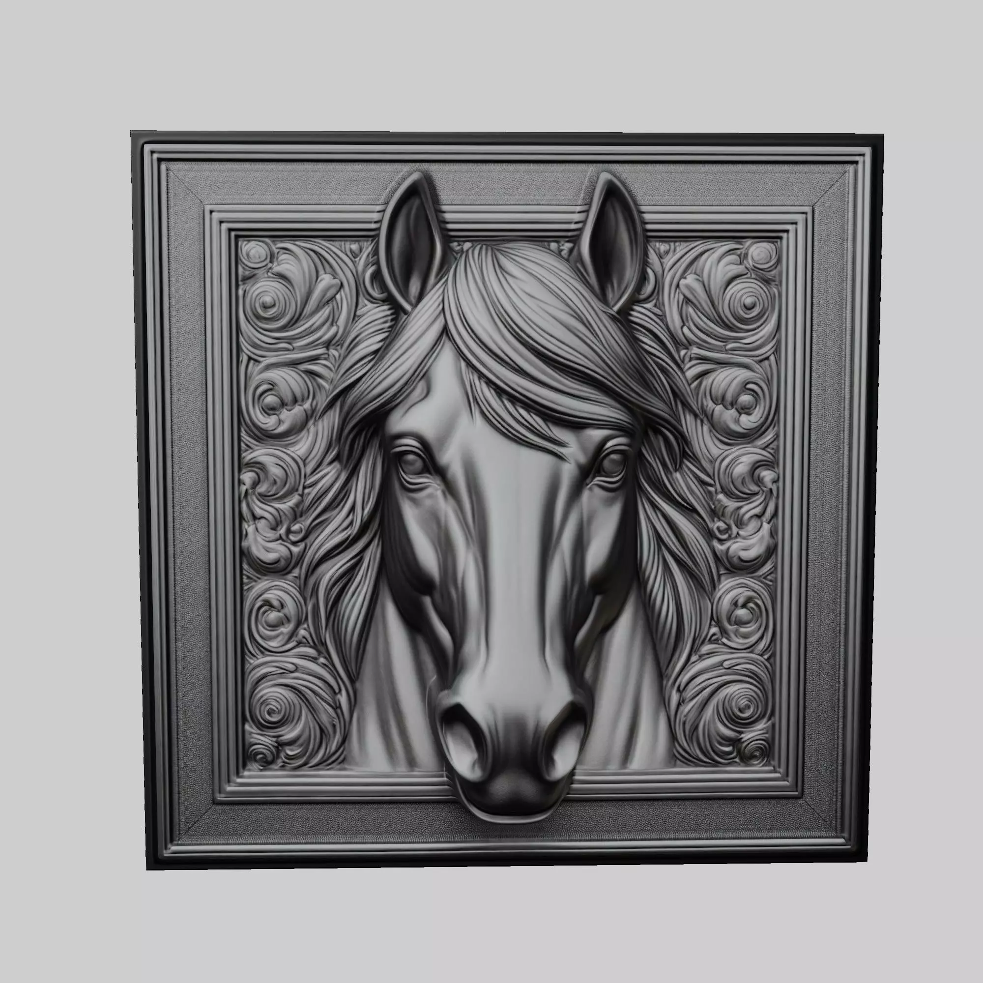 Horse Animal 3D print model_0