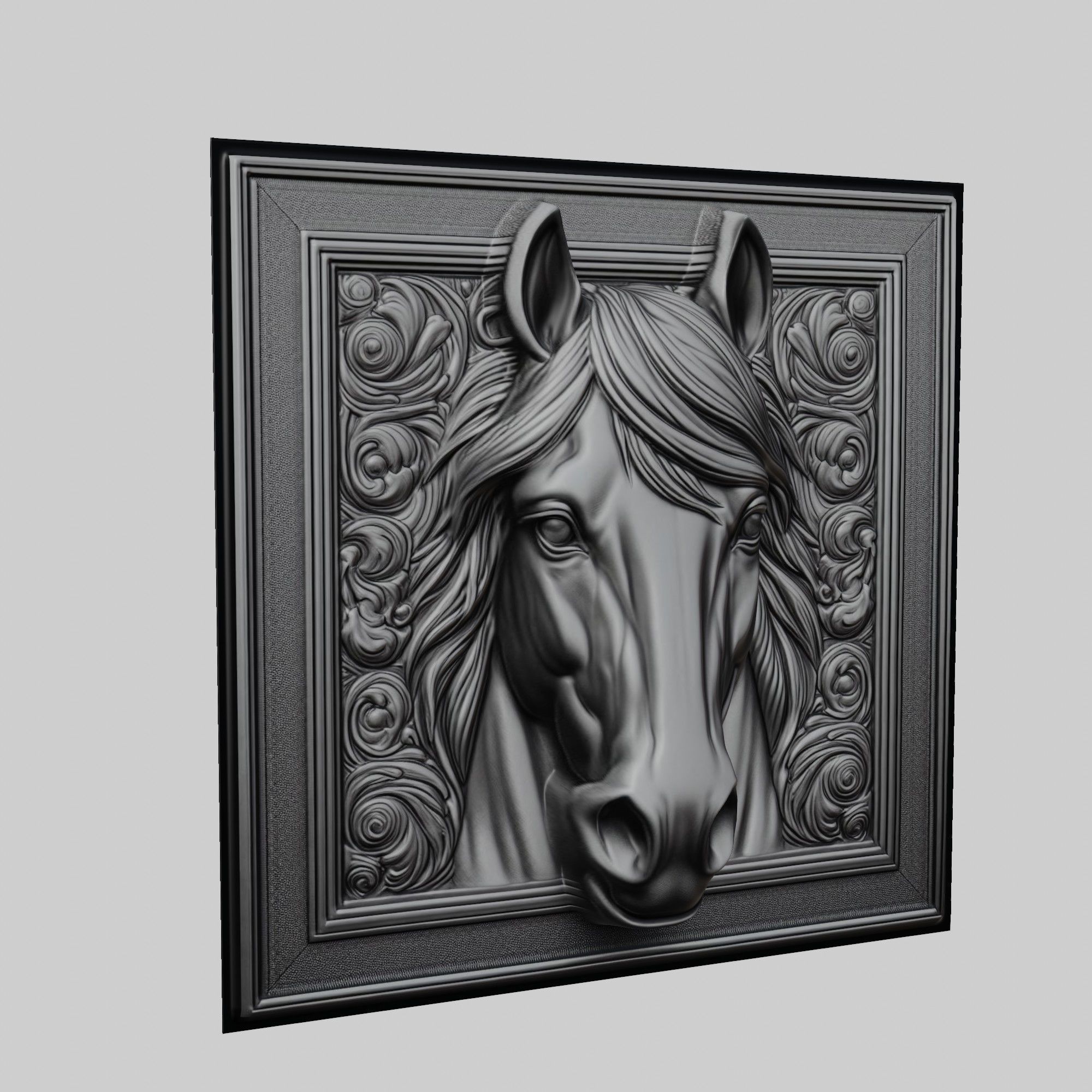 Horse Animal 3D print model_1
