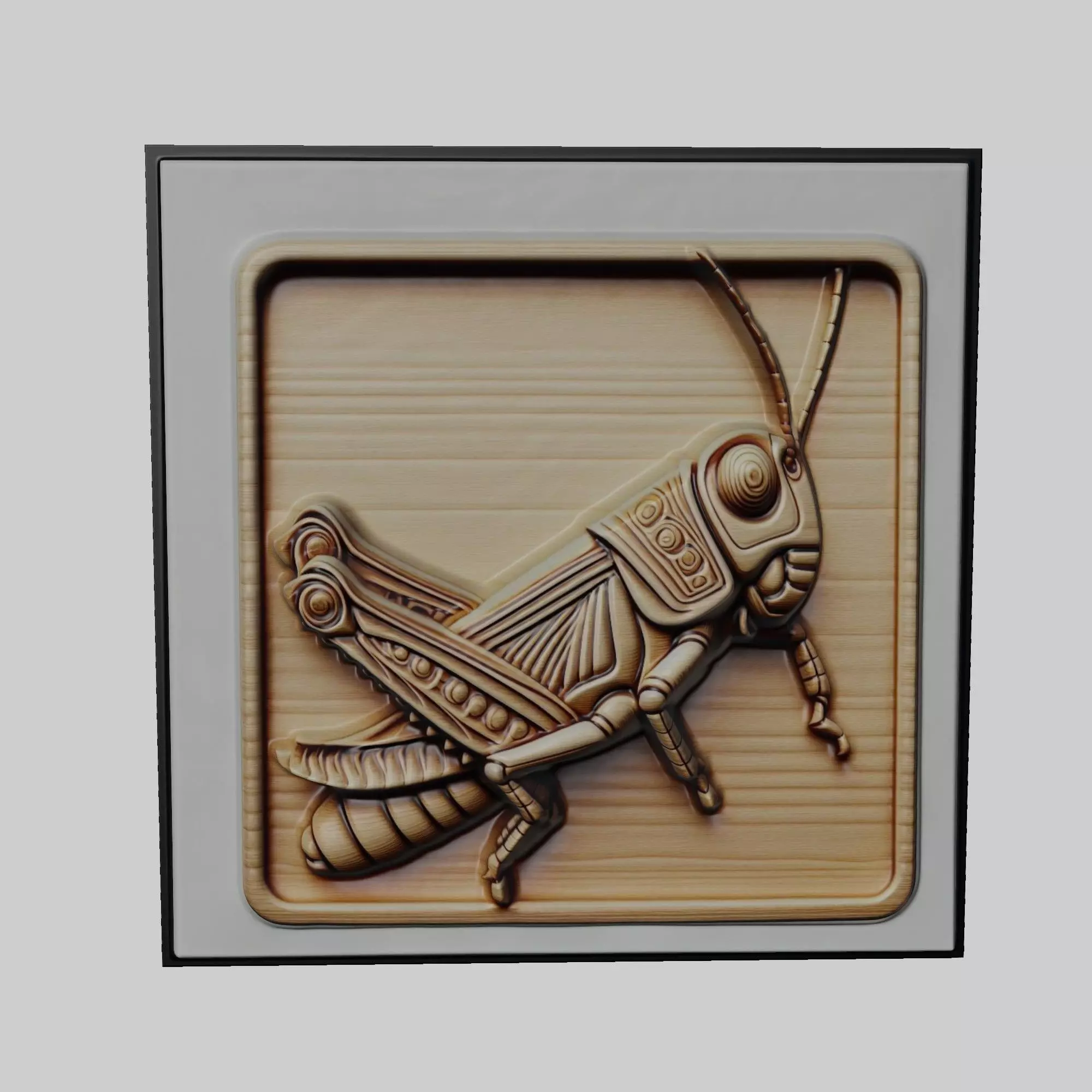 Grasshopper Animal 3D print model