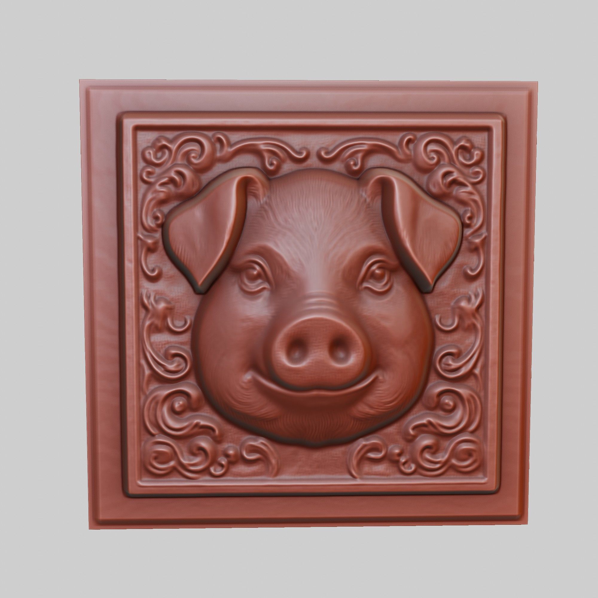 Boar Animal 3D print model_2
