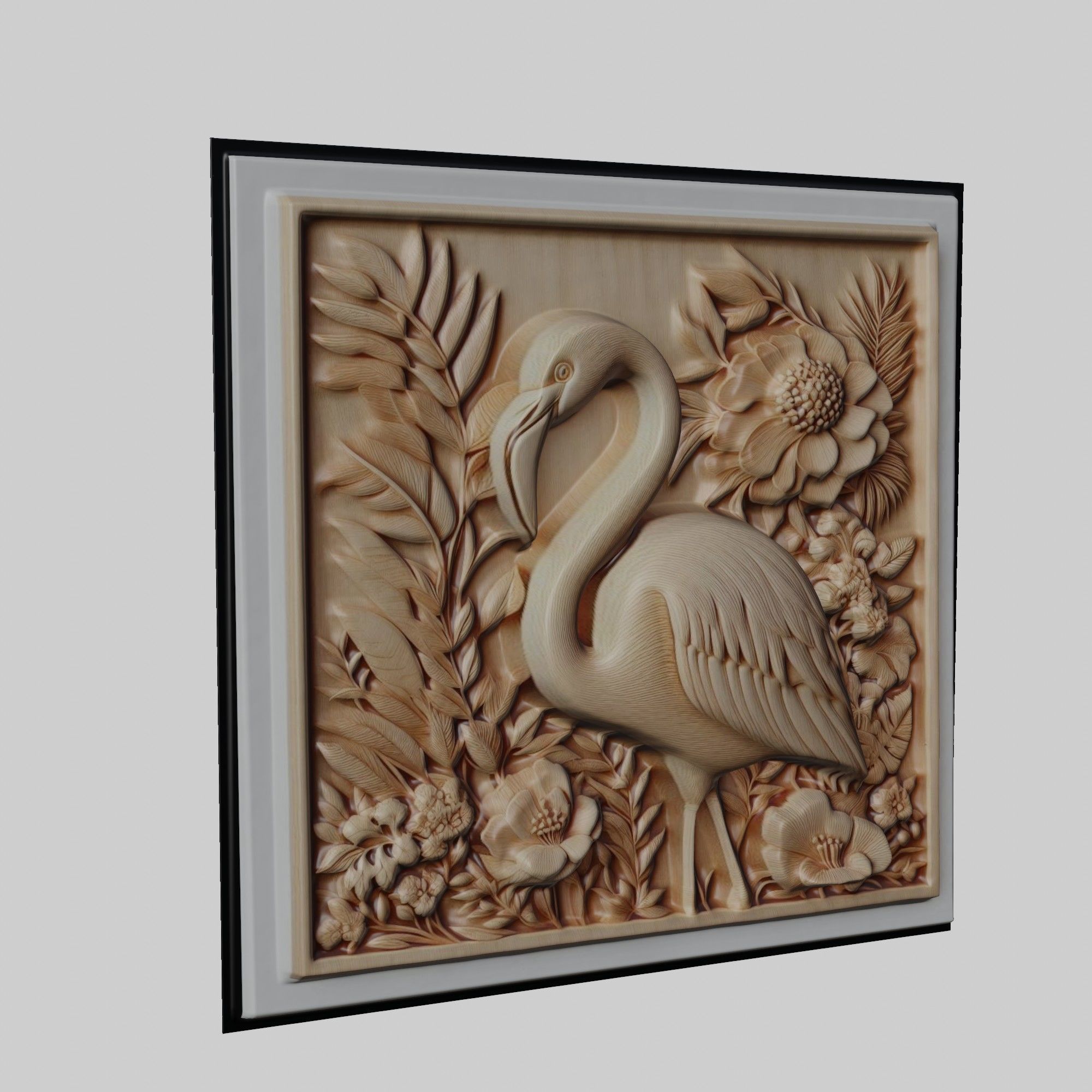 Flamingo Animal 3D print model_1