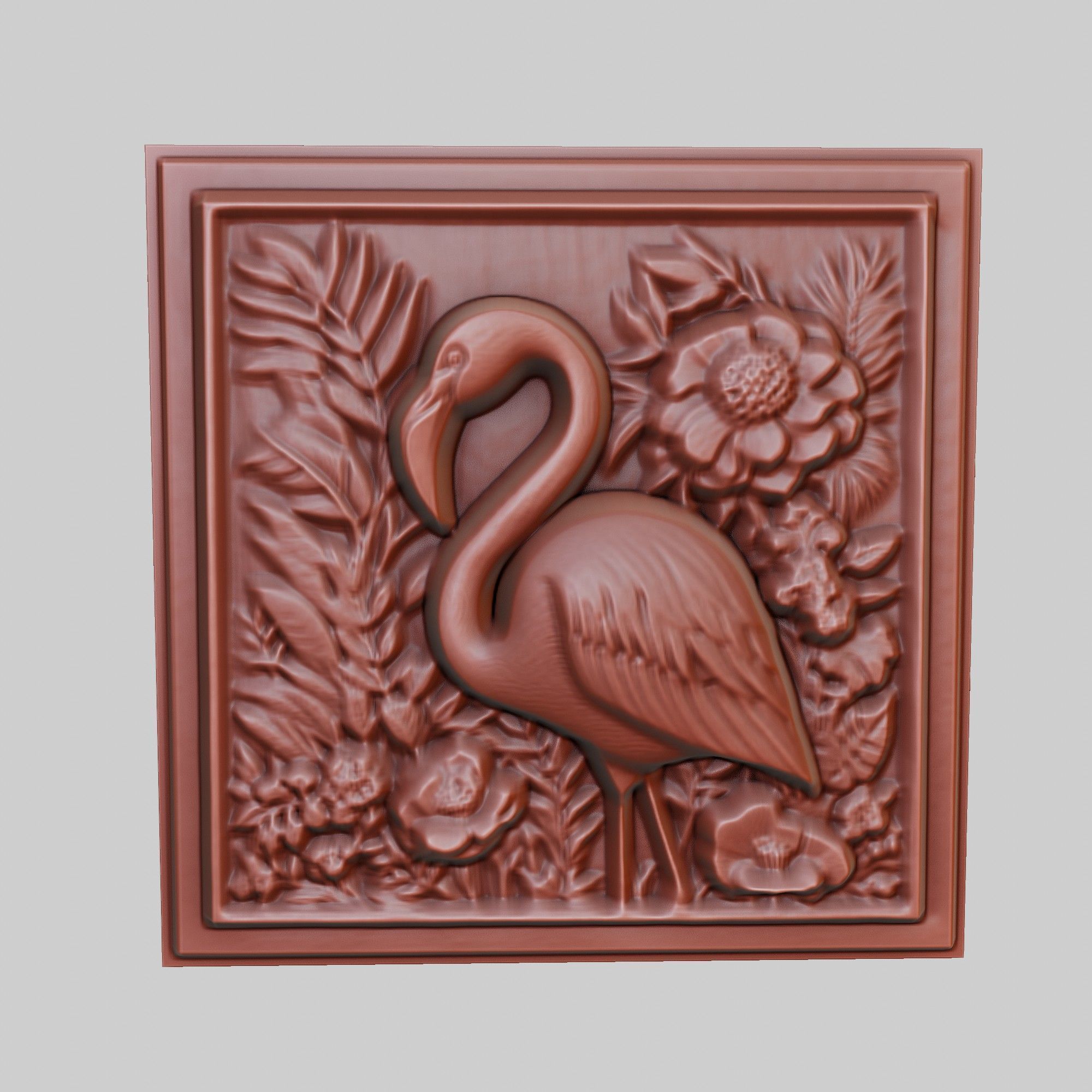Flamingo Animal 3D print model_2