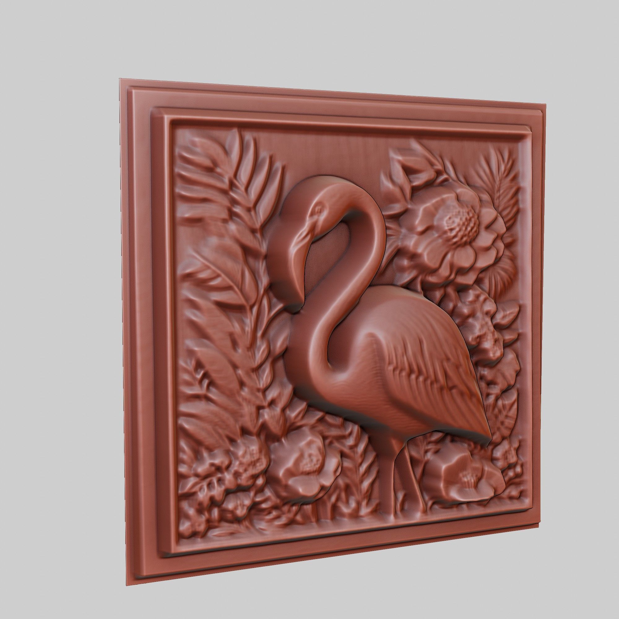 Flamingo Animal 3D print model_3