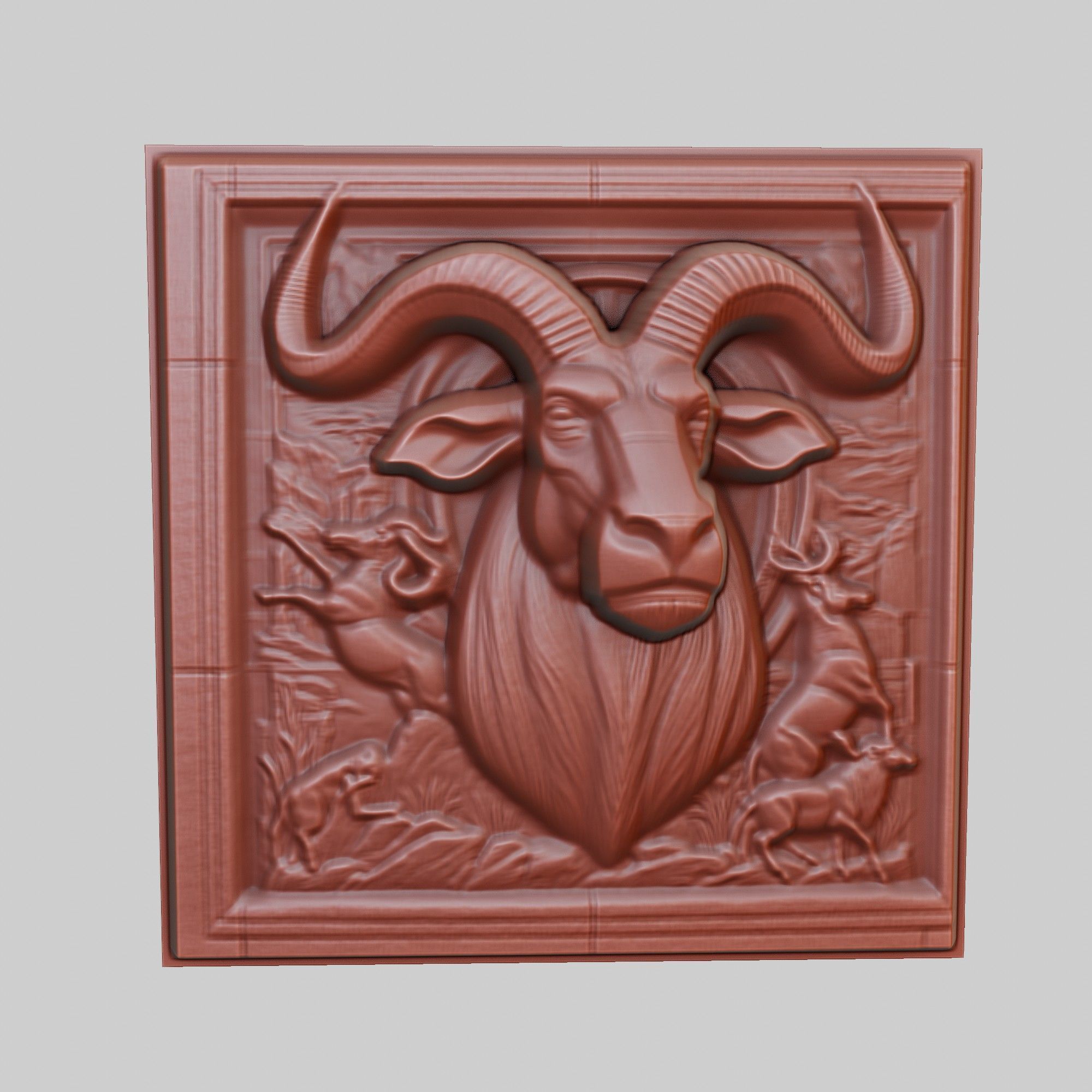 Impala Animal 3D print model_2