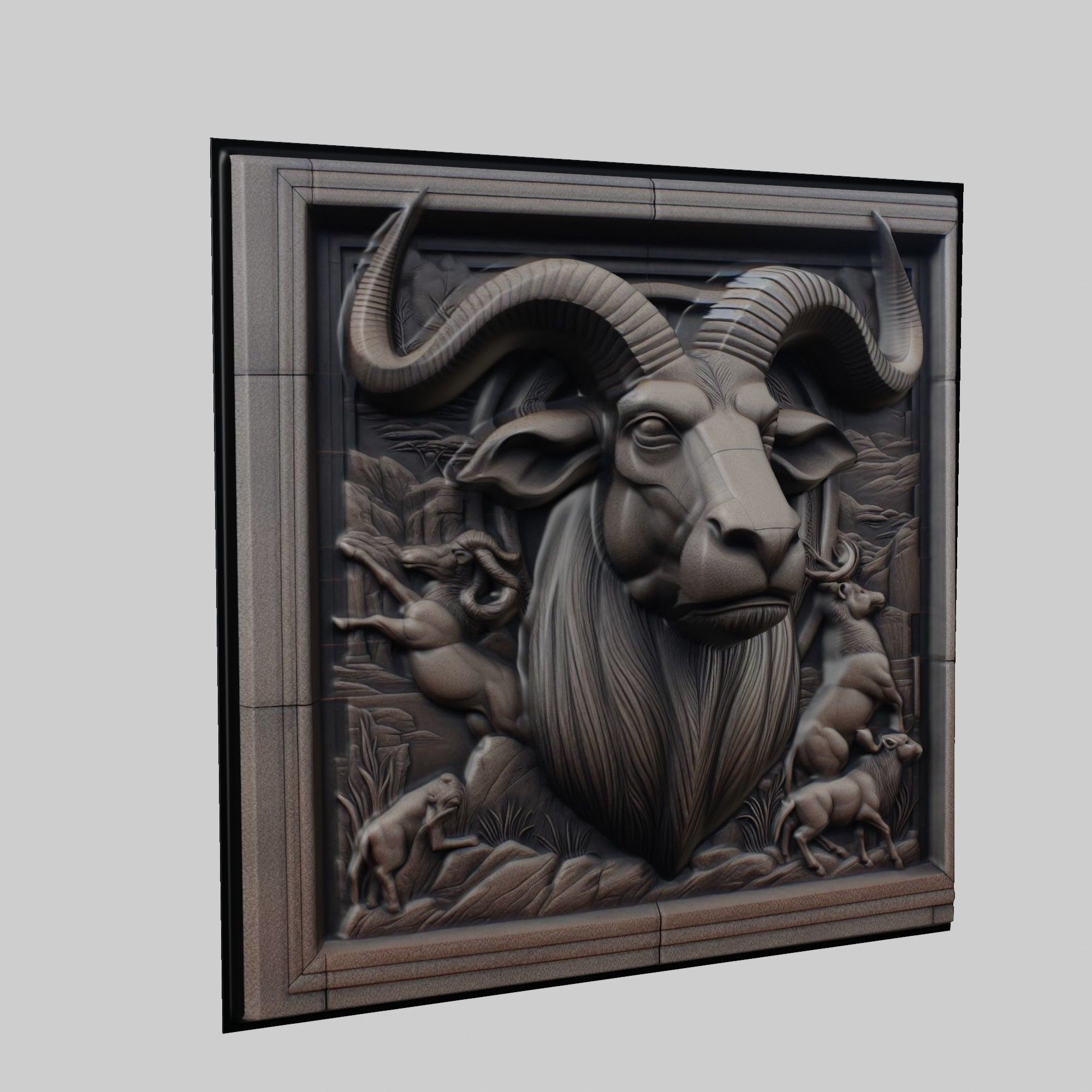 Impala Animal 3D print model_1