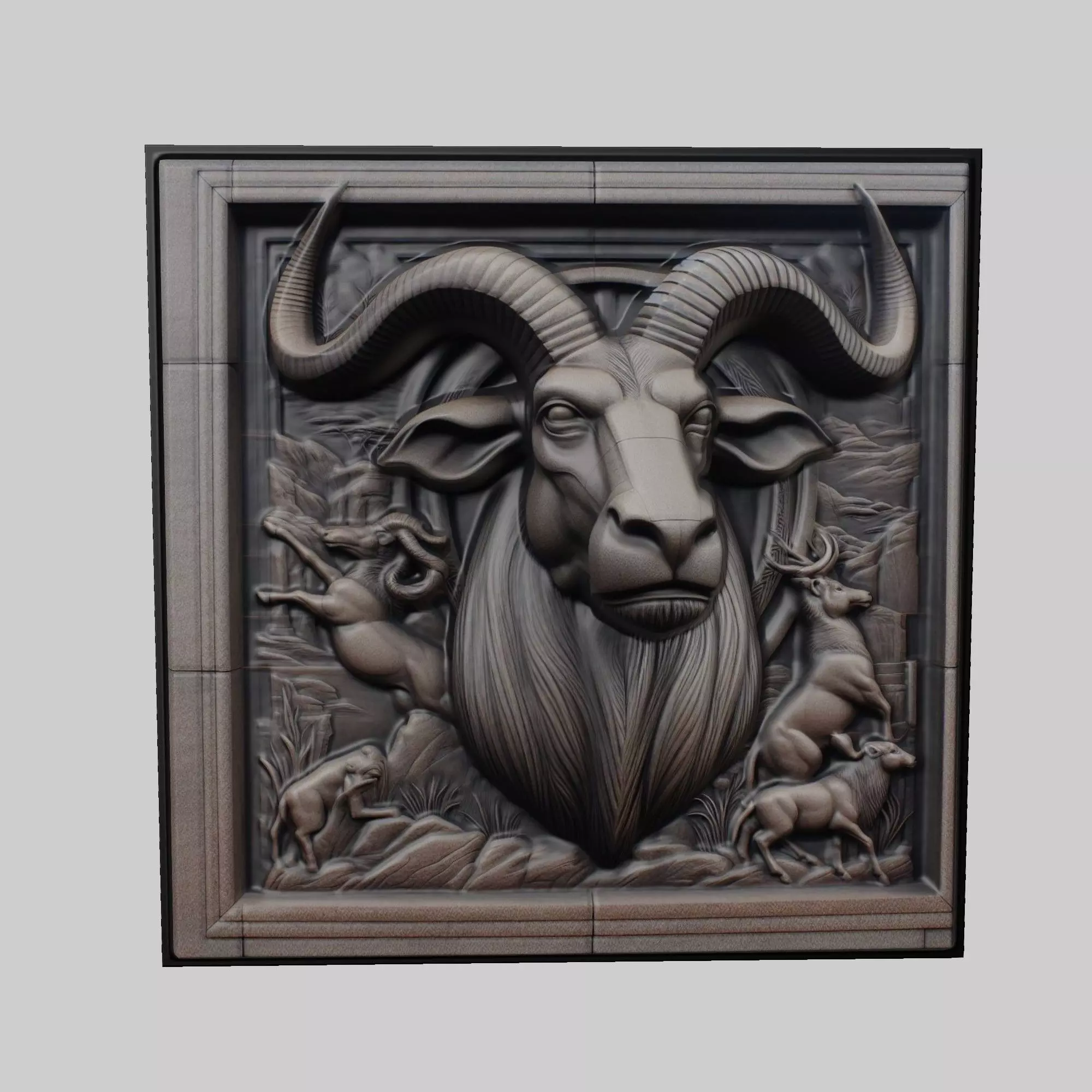 Impala Animal 3D print model_0