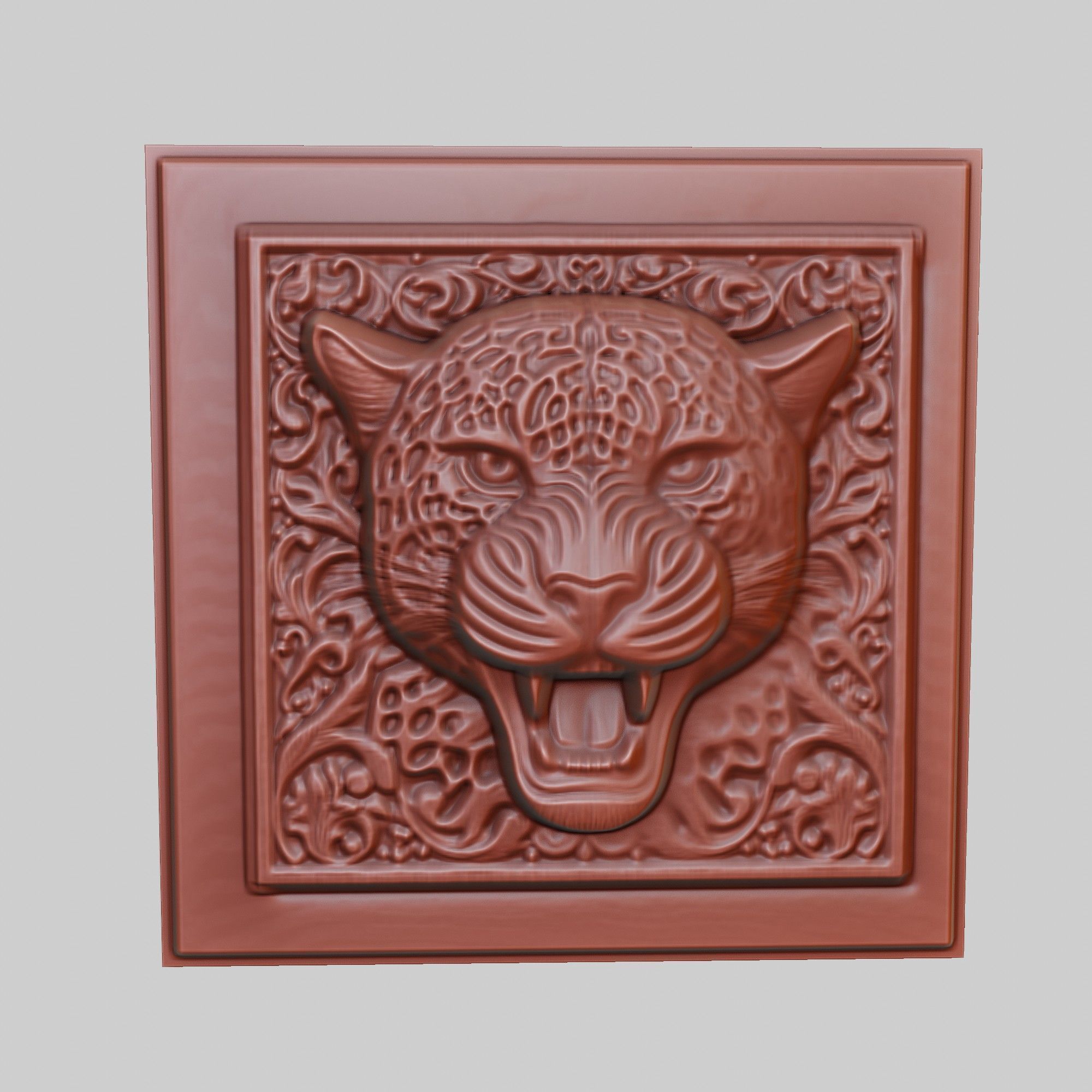 Jaguar Animal 3D print model_2