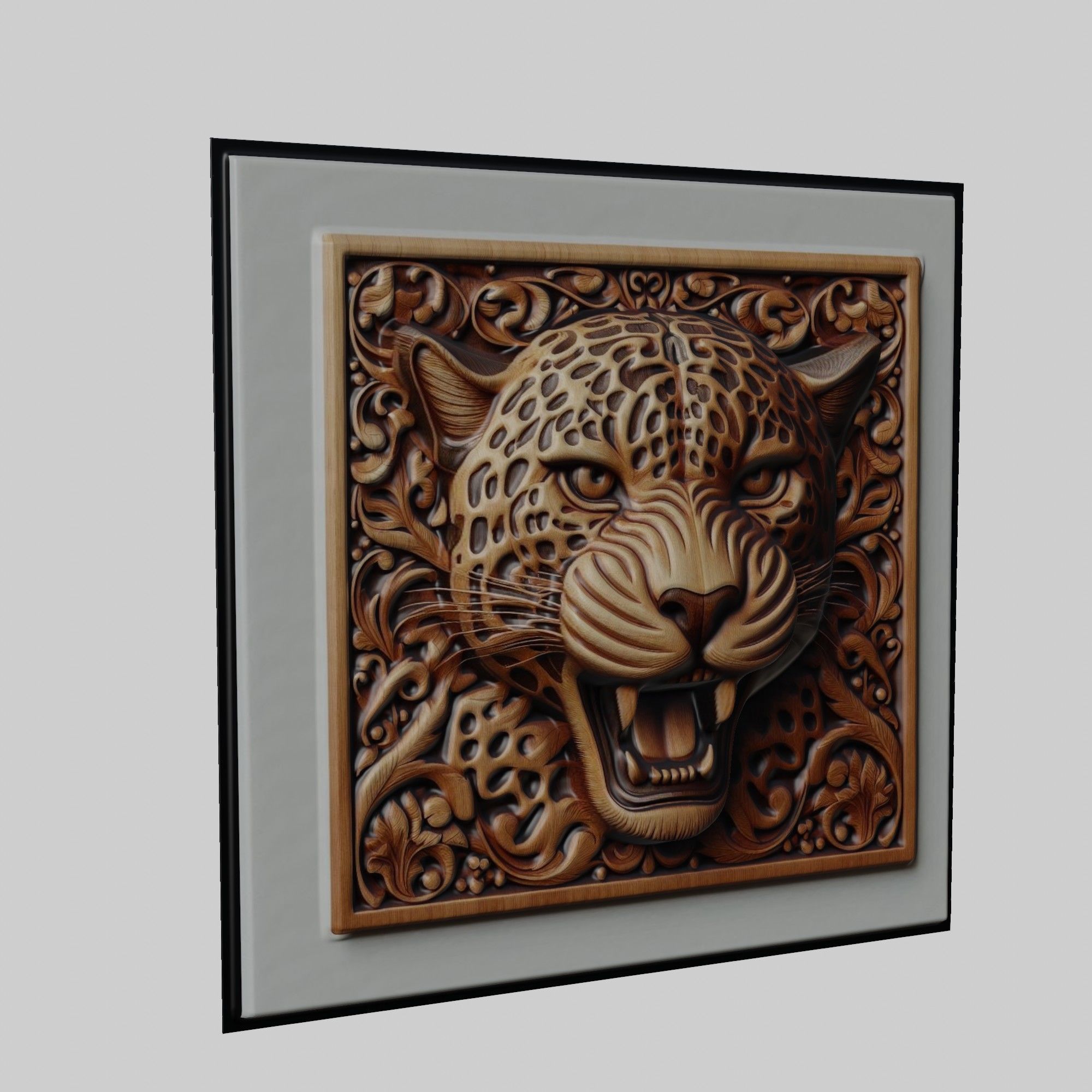 Jaguar Animal 3D print model_1