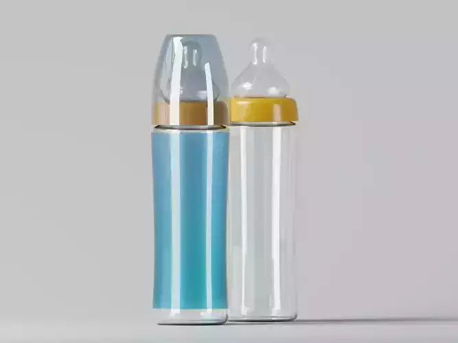 Baby Feeding Bottle 3D Model