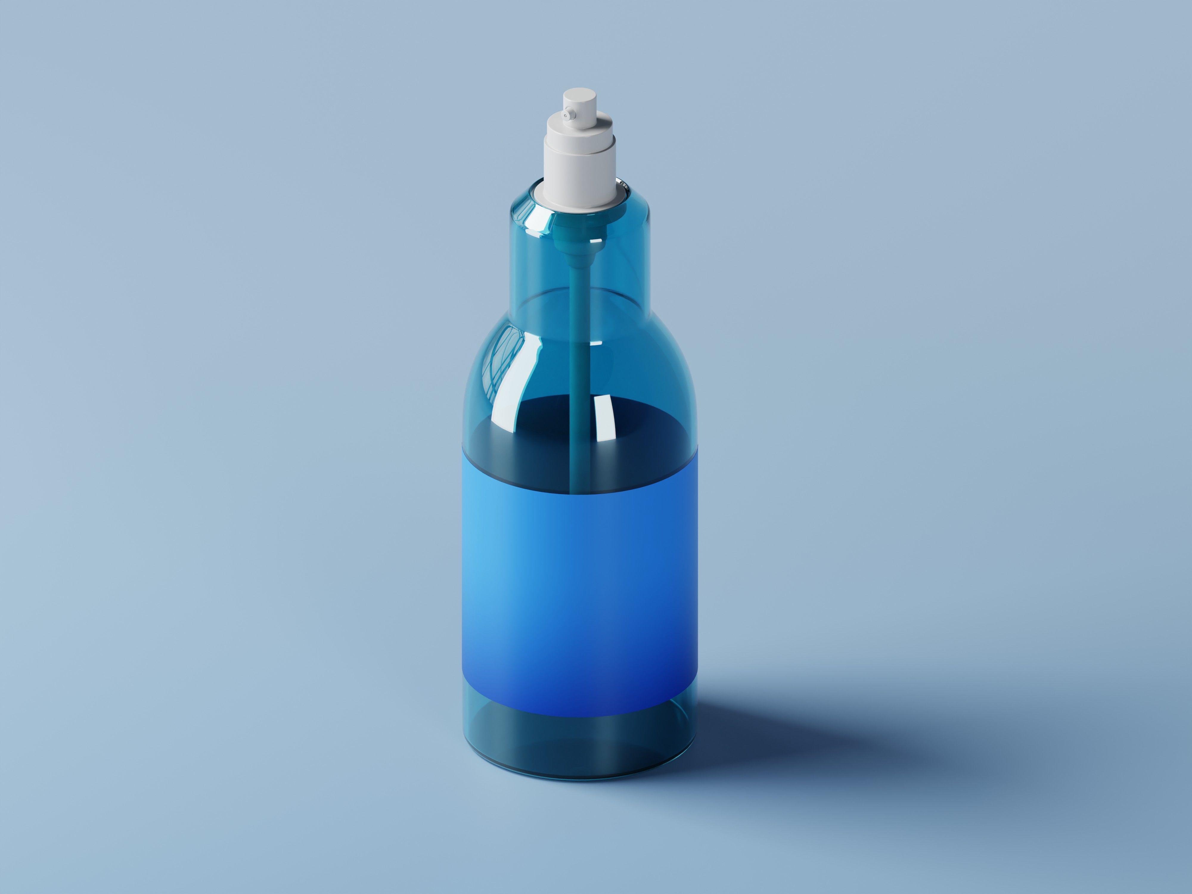 Cosmetic Liquid Spray Bottle 3D Model Low-poly 3D model_3