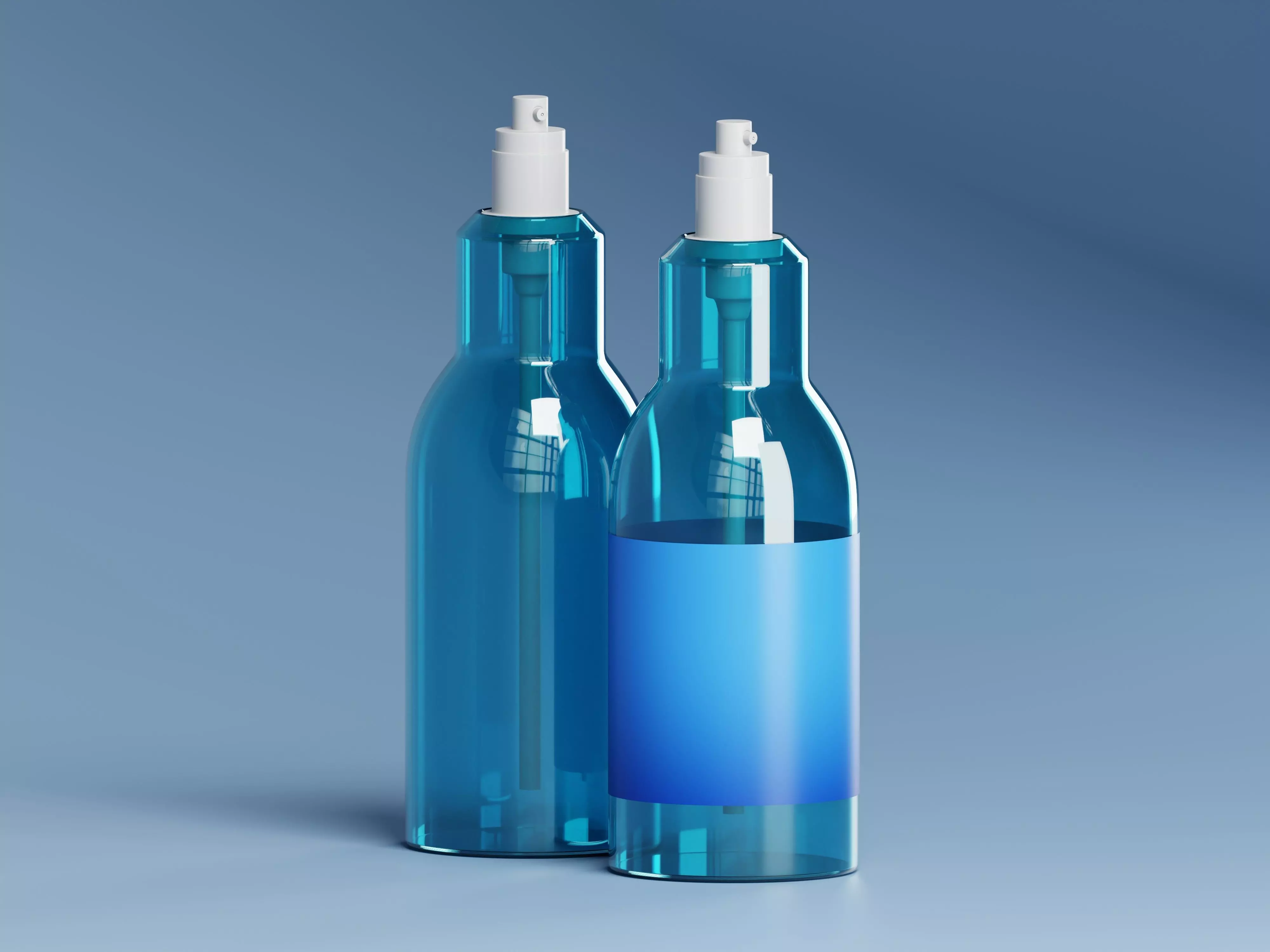 Cosmetic Liquid Spray Bottle 3D Model Low-poly 3D model_0