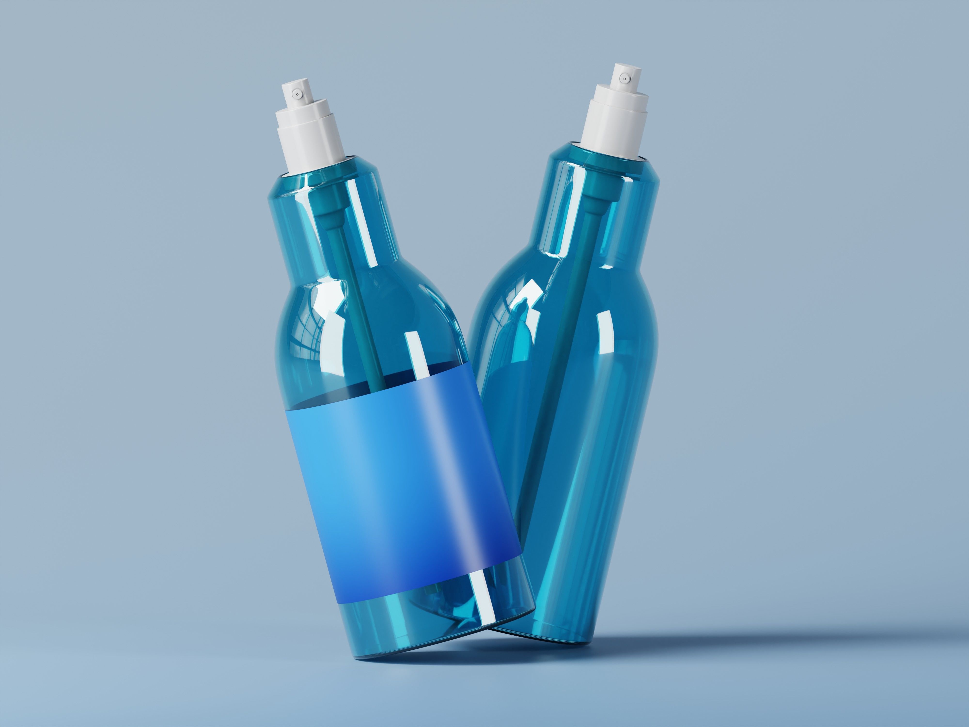 Cosmetic Liquid Spray Bottle 3D Model Low-poly 3D model_8