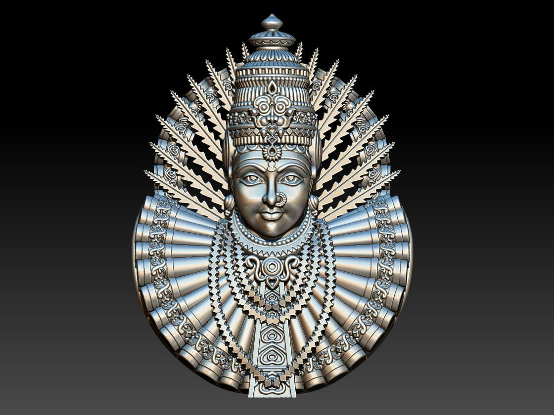 Yellamma devi 3D print model stl file  3D print model_1