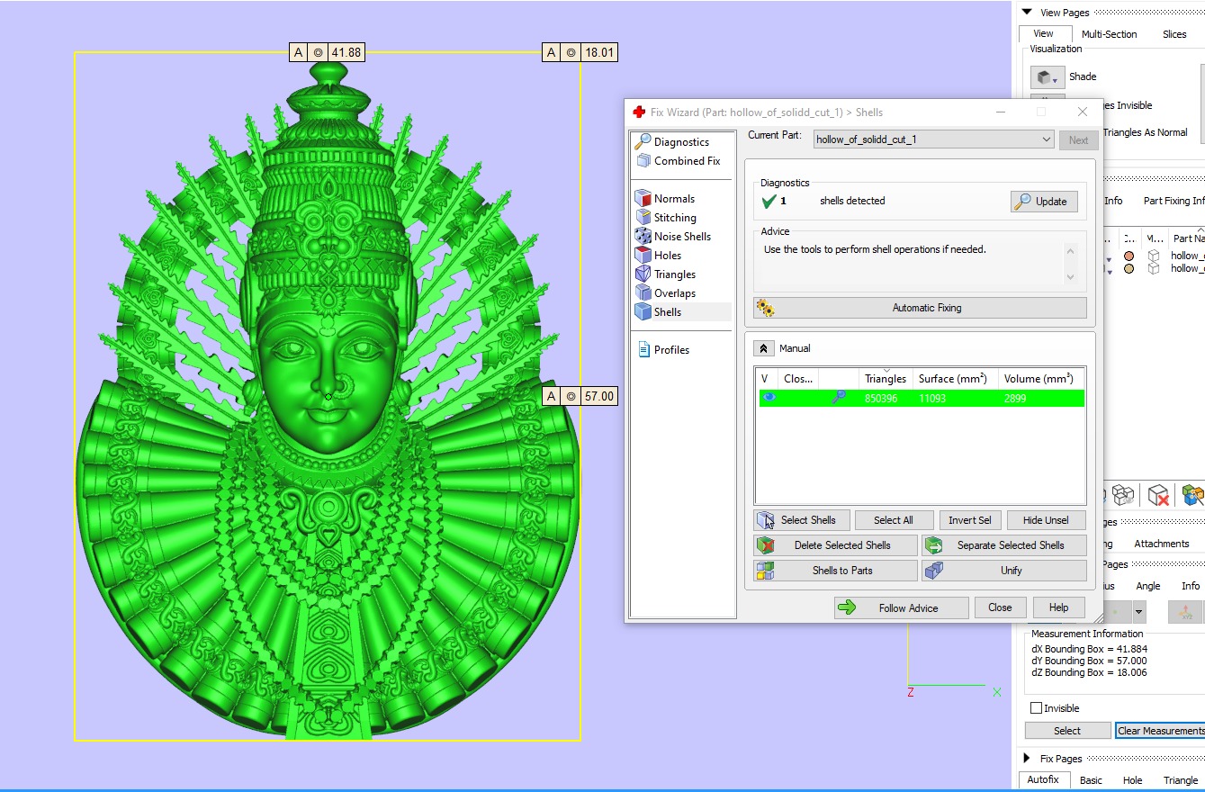 Yellamma devi 3D print model stl file  3D print model_6
