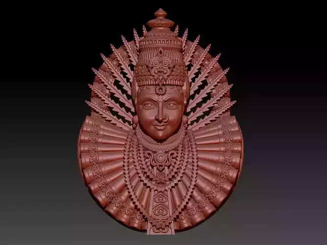 Yellamma devi 3D print model stl file 