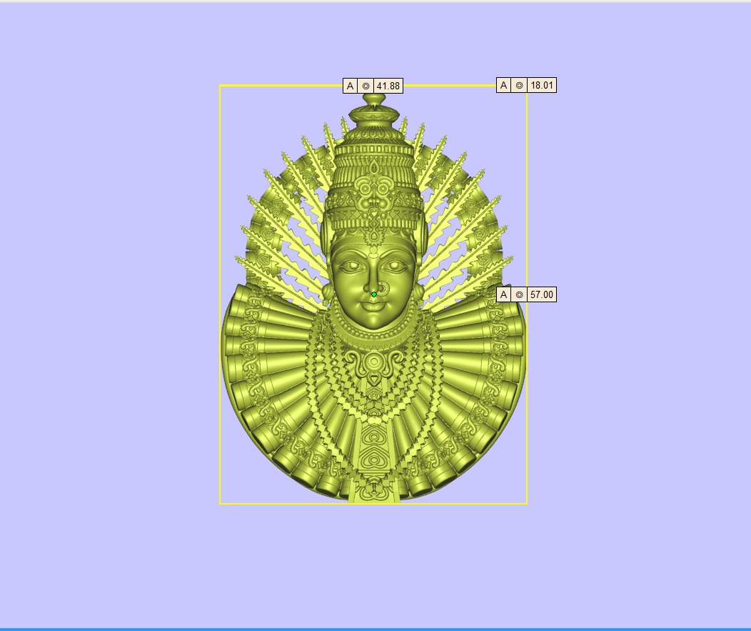 Yellamma devi 3D print model stl file  3D print model_8