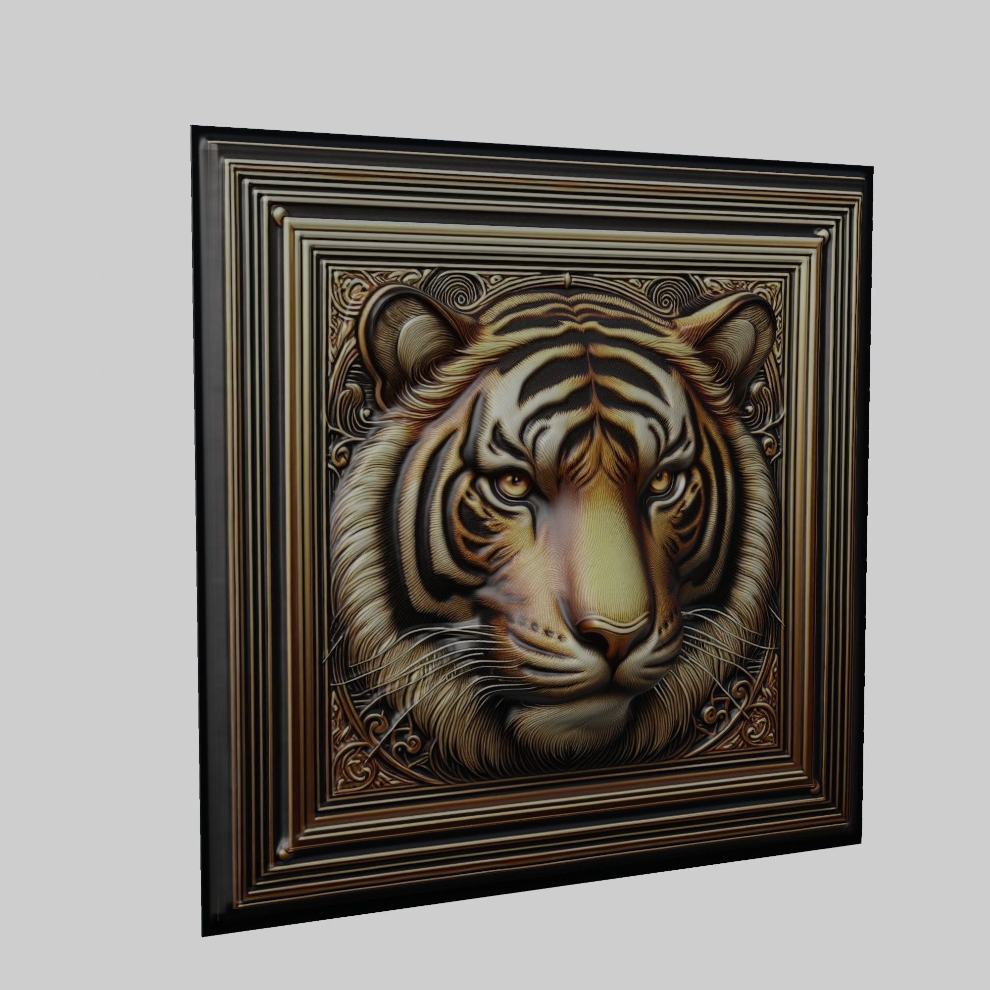 Tiger Animal 3D print model_1