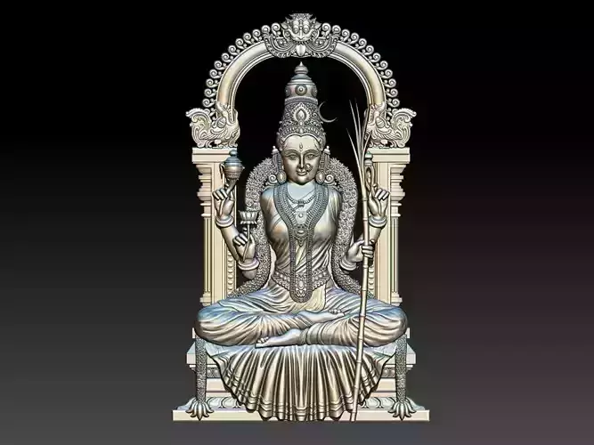 KAMAKSHI DEVI FOR 3D PRINT MODEL