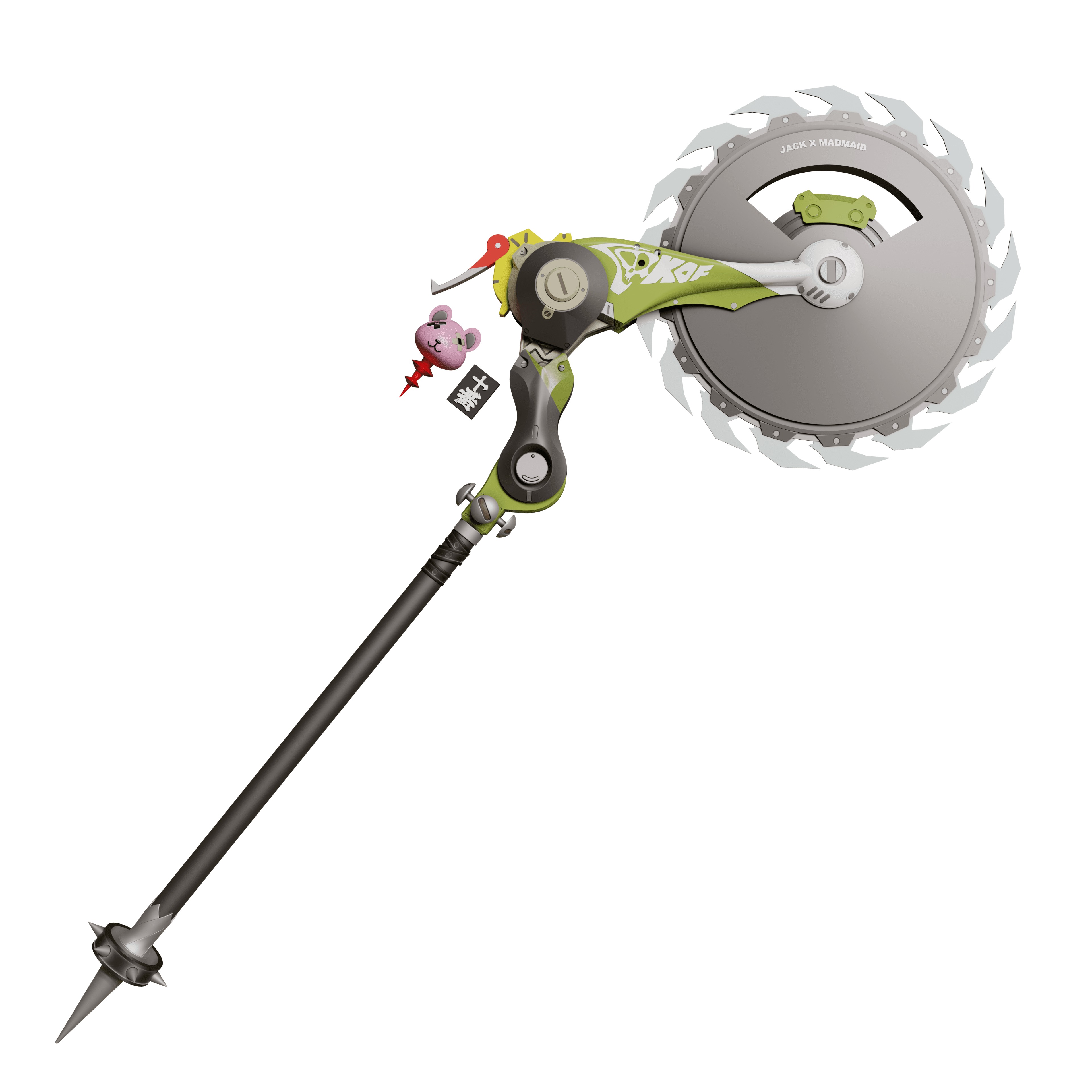 Corin Wickes - chainsaw Zenless Zone Zero cosplay 3D print model_3