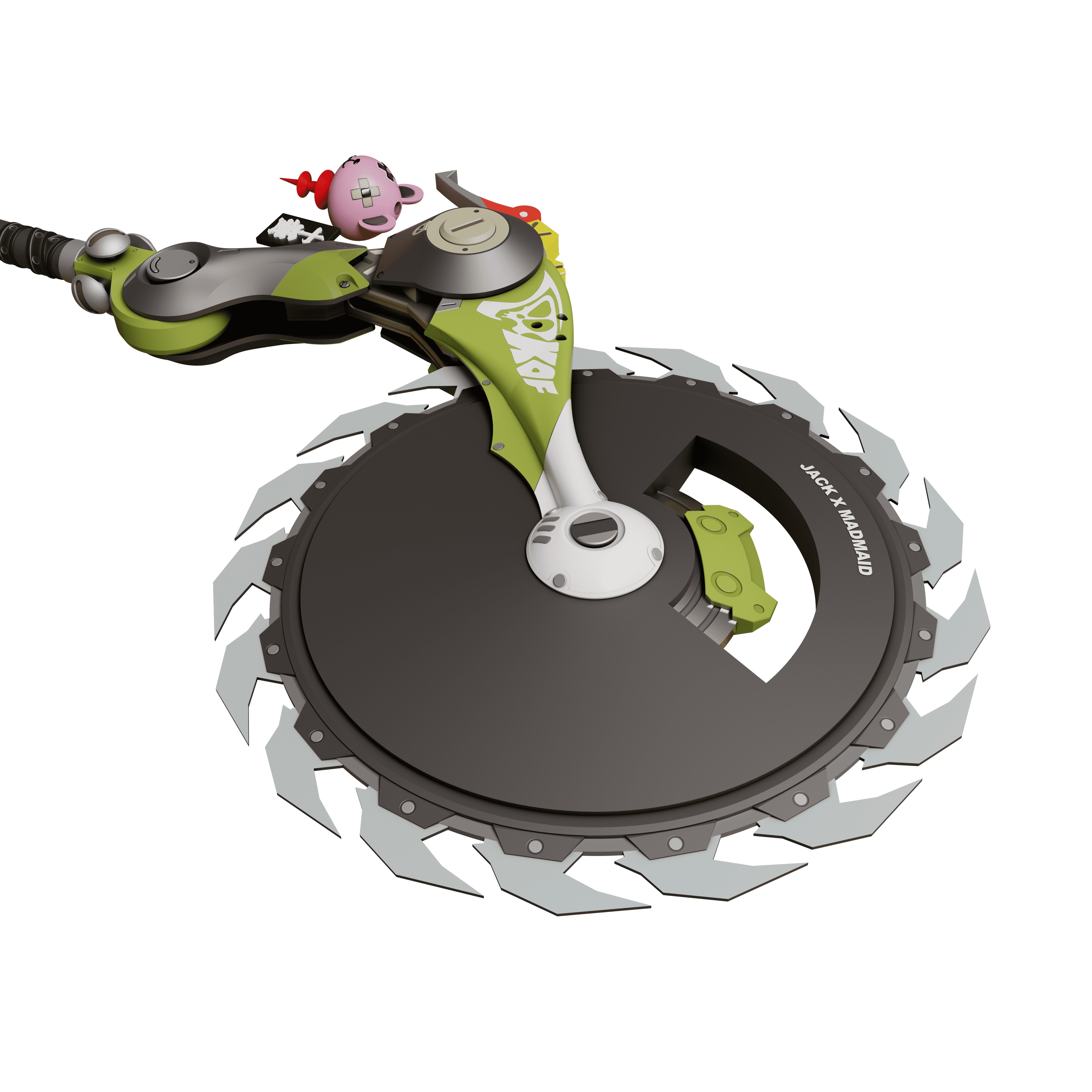 Corin Wickes - chainsaw Zenless Zone Zero cosplay 3D print model_5